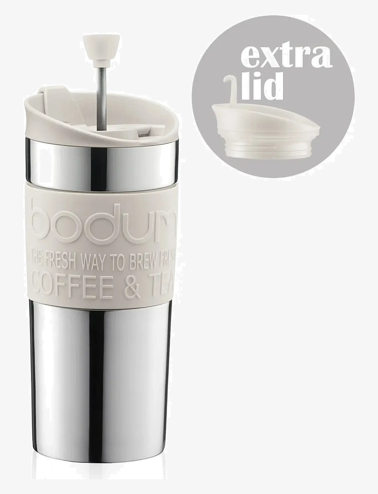Bodum - TRAVEL PRESS SET - køb efter pris - hvid - 1