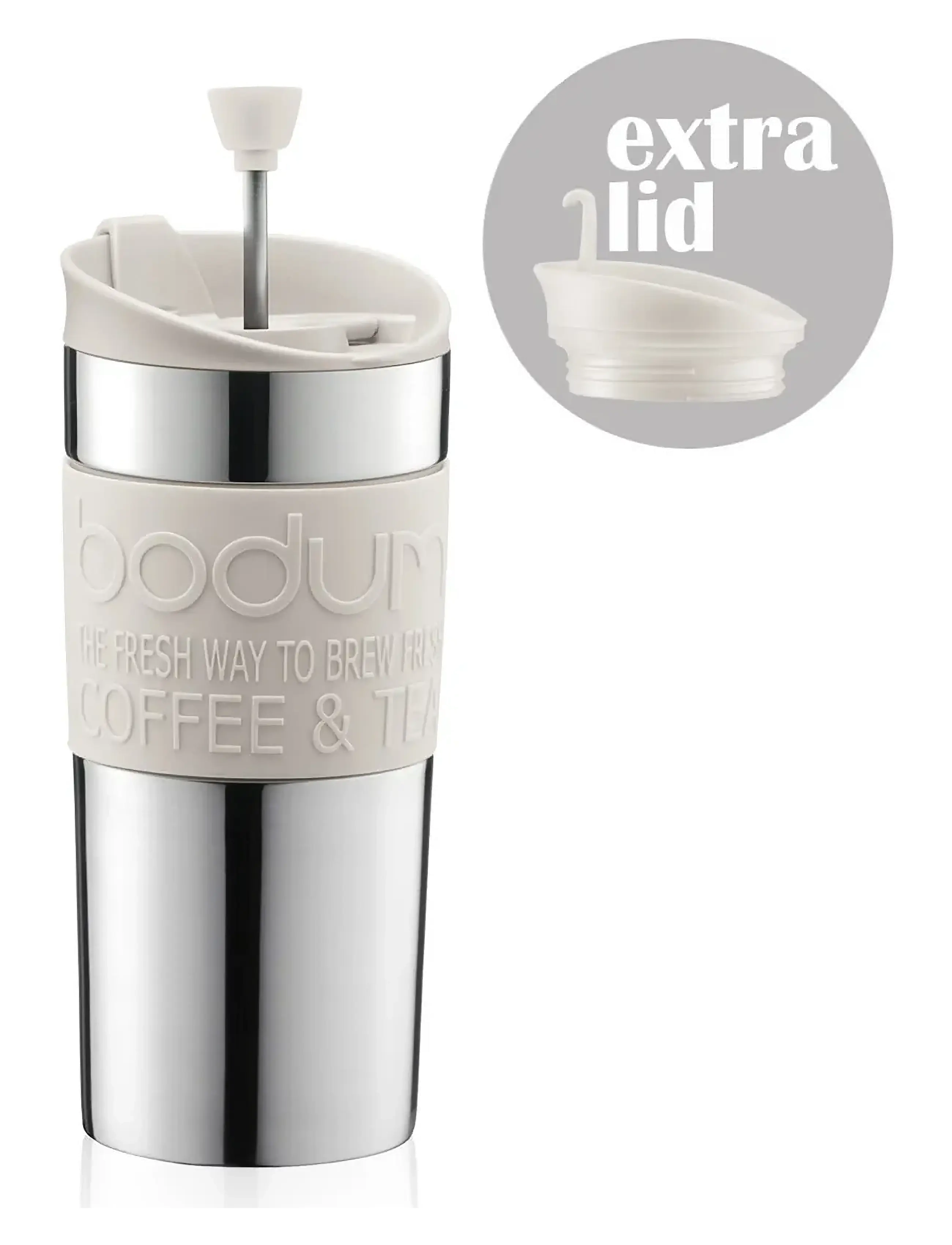 Bodum - TRAVEL PRESS SET - nach preis einkaufen - hvid - 1