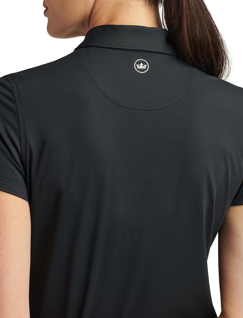 Peter Millar - SHORT SLEEVE BUTTON POLO - tops & t-shirts - black - 3