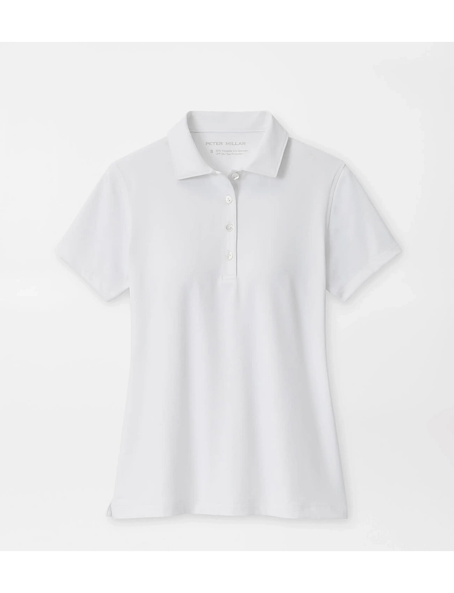Peter Millar - SHORT SLEEVE BUTTON POLO - topi un t-krekli - white - 1