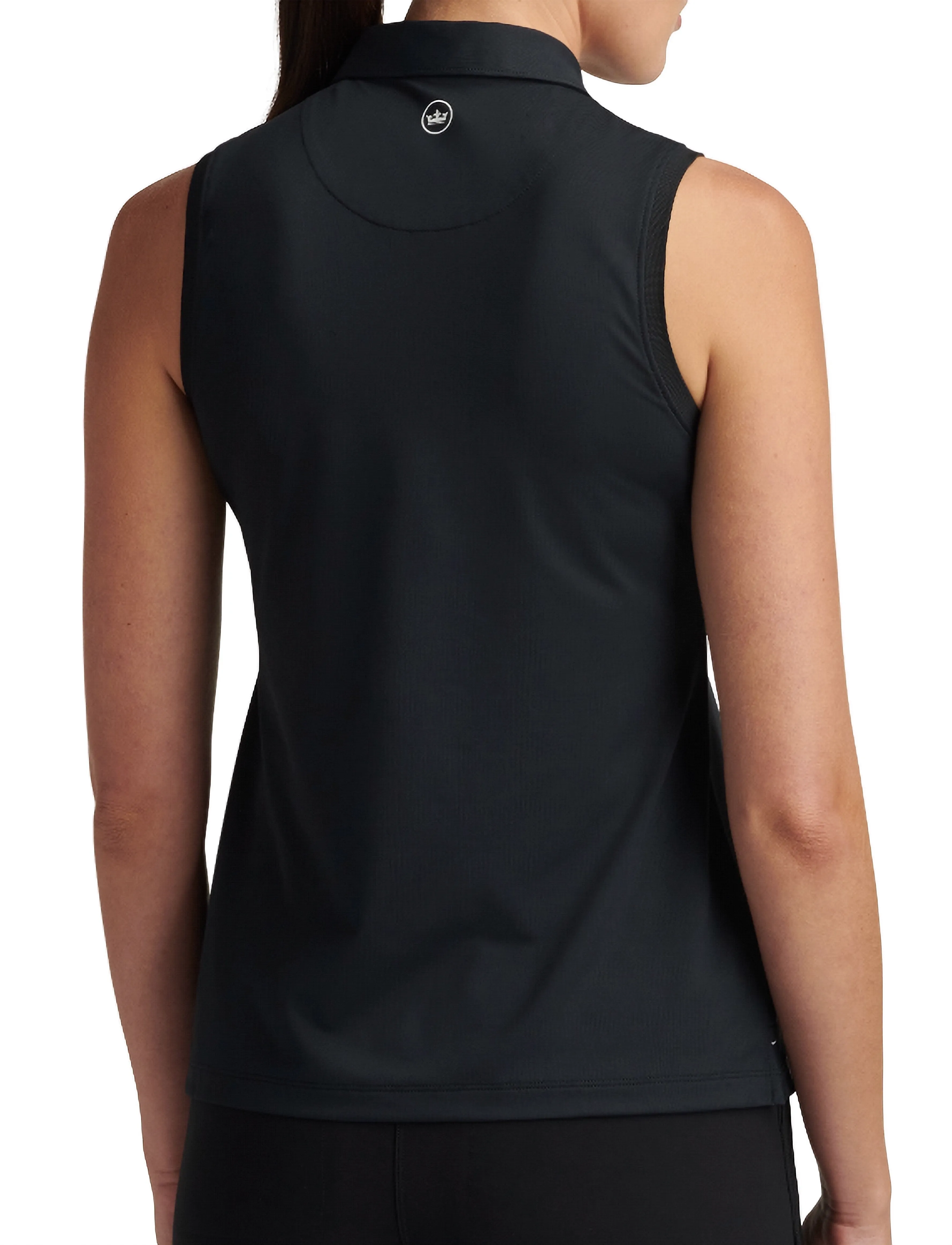 Peter Millar Banded Sport Mesh Sleeveless Button Polo skjortor dam – bild 5