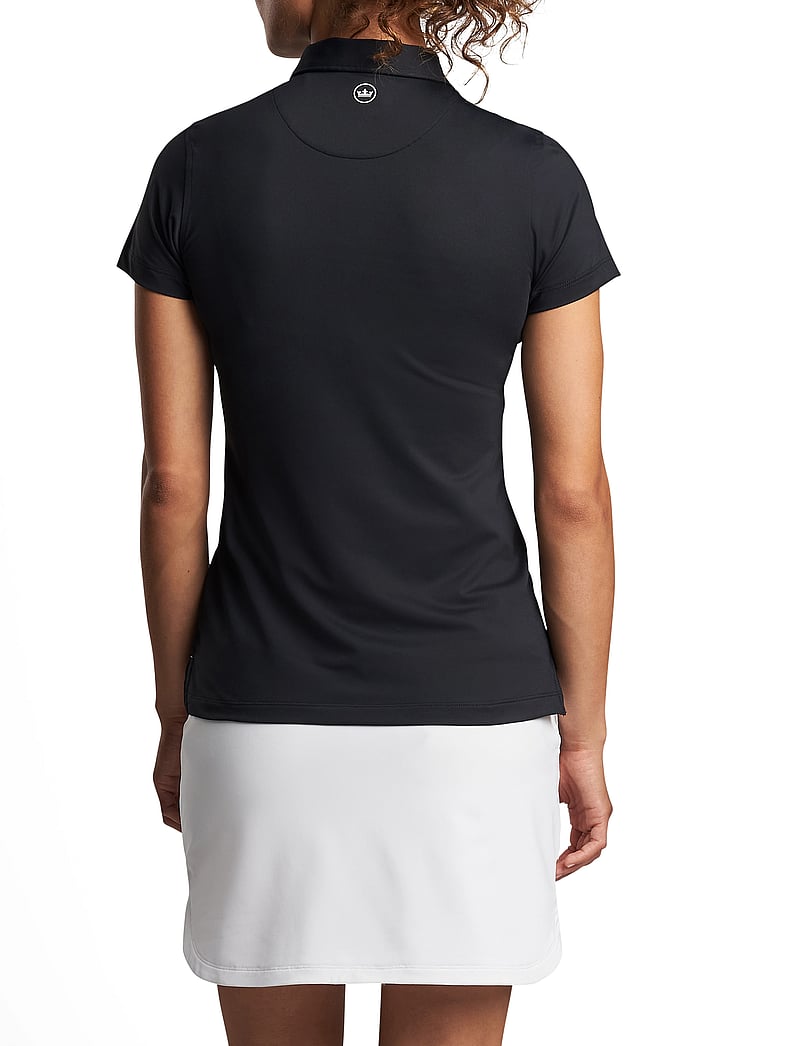 Peter Millar - SHORT SLEEVE BUTTON POLO - polos - blk - 2