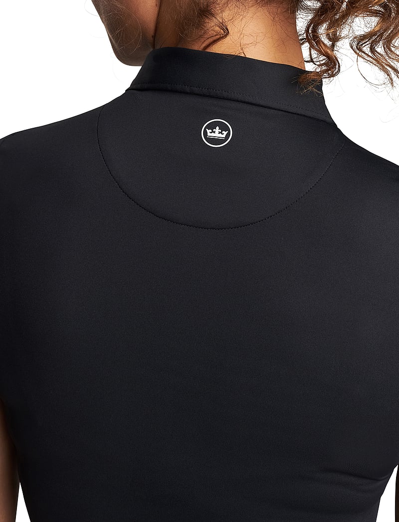 Peter Millar - SHORT SLEEVE BUTTON POLO - polos - blk - 3