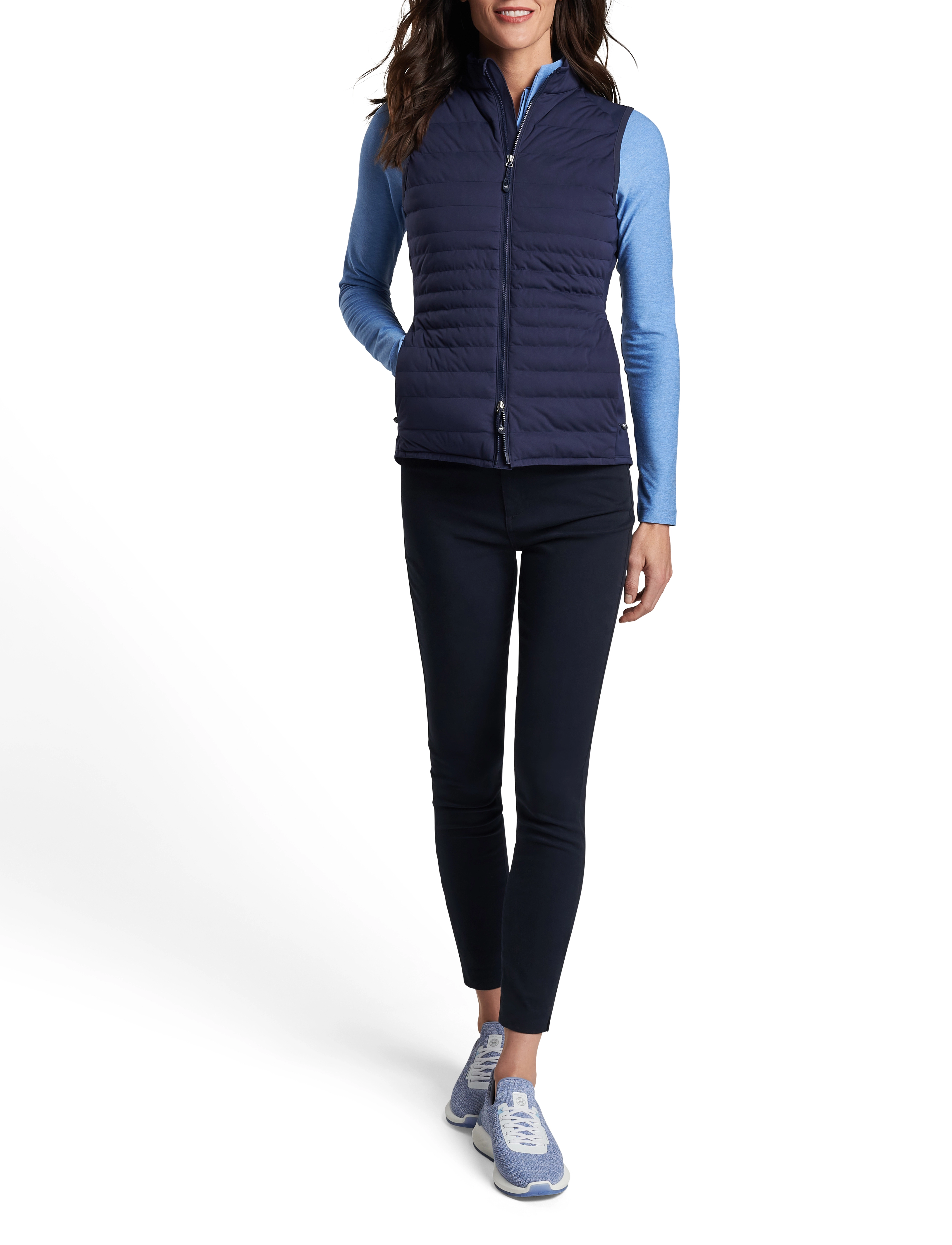 Peter Millar Fuse Hybrid Vest, XS, Sport, Marineblau - Sport Jackets, Frauen