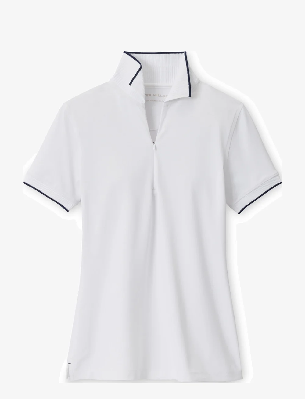 Peter Millar - WHITWORTH SPORT MESH SHORT SLEEVE POLO - oberteile & t-shirts - white/navy - 1