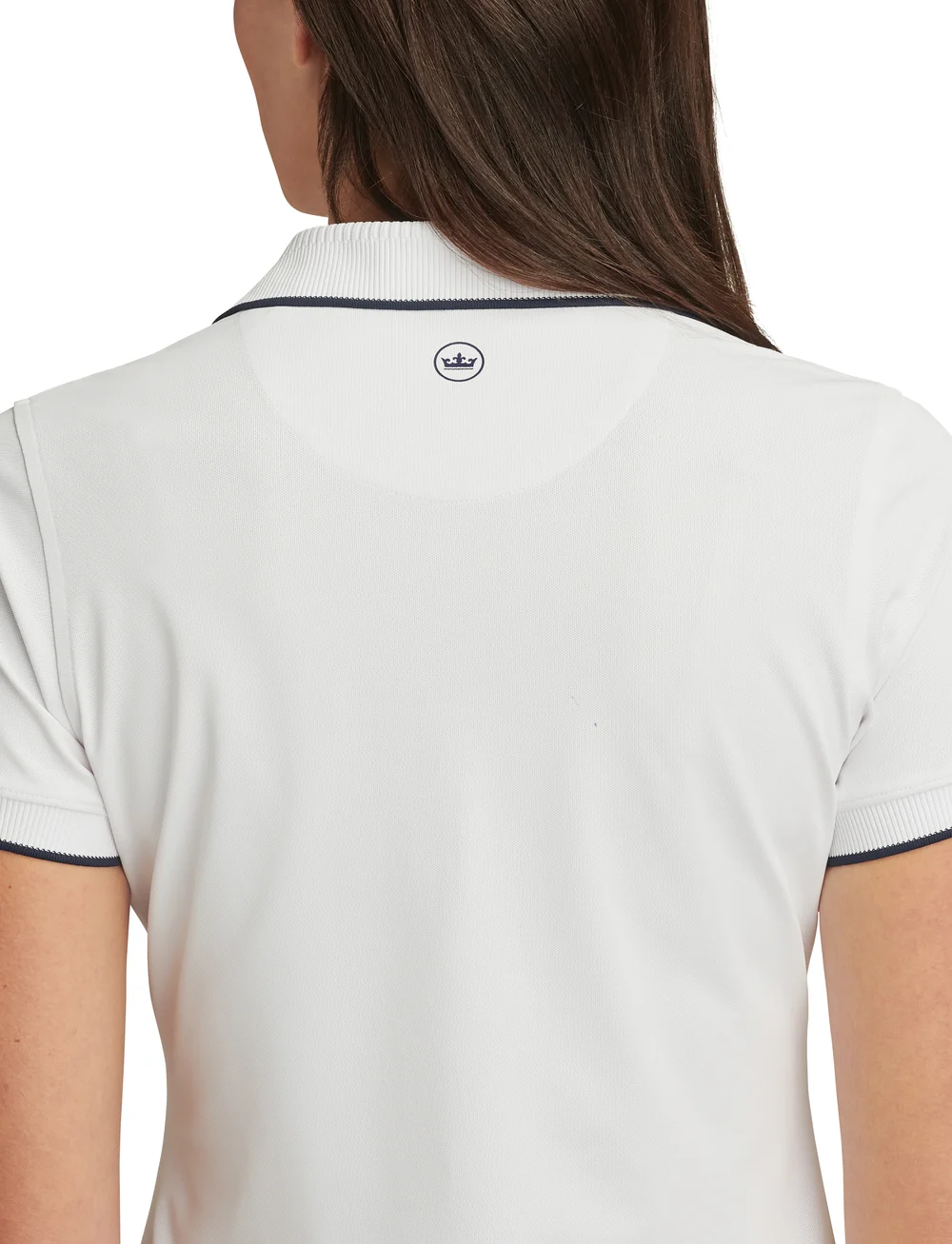 Peter Millar - WHITWORTH SPORT MESH SHORT SLEEVE POLO - oberteile & t-shirts - white/navy - 3