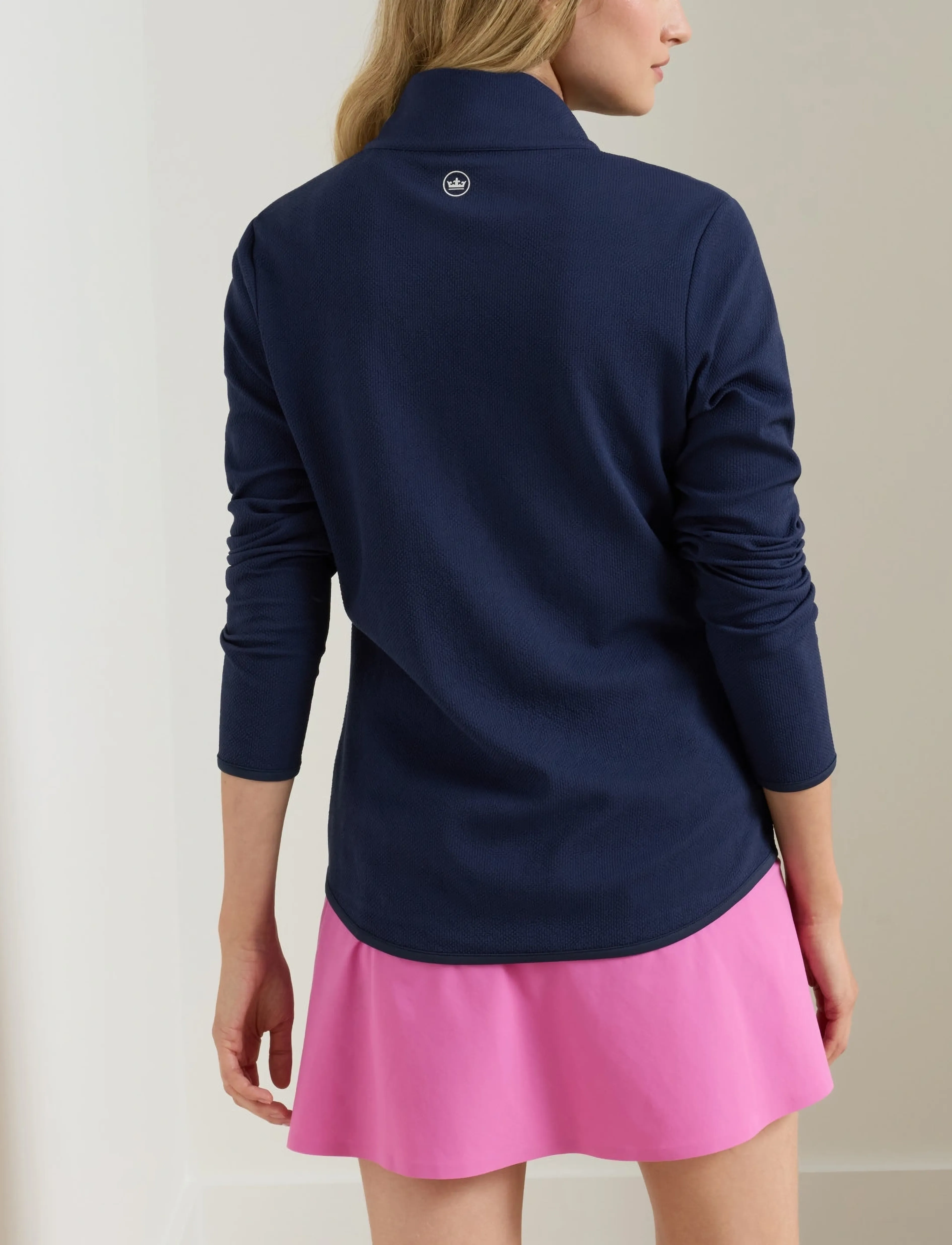 Peter Millar - LUMI-KNIT LITE PERFORMANCE FULL ZIP - kurtki golfowe - navy - 1