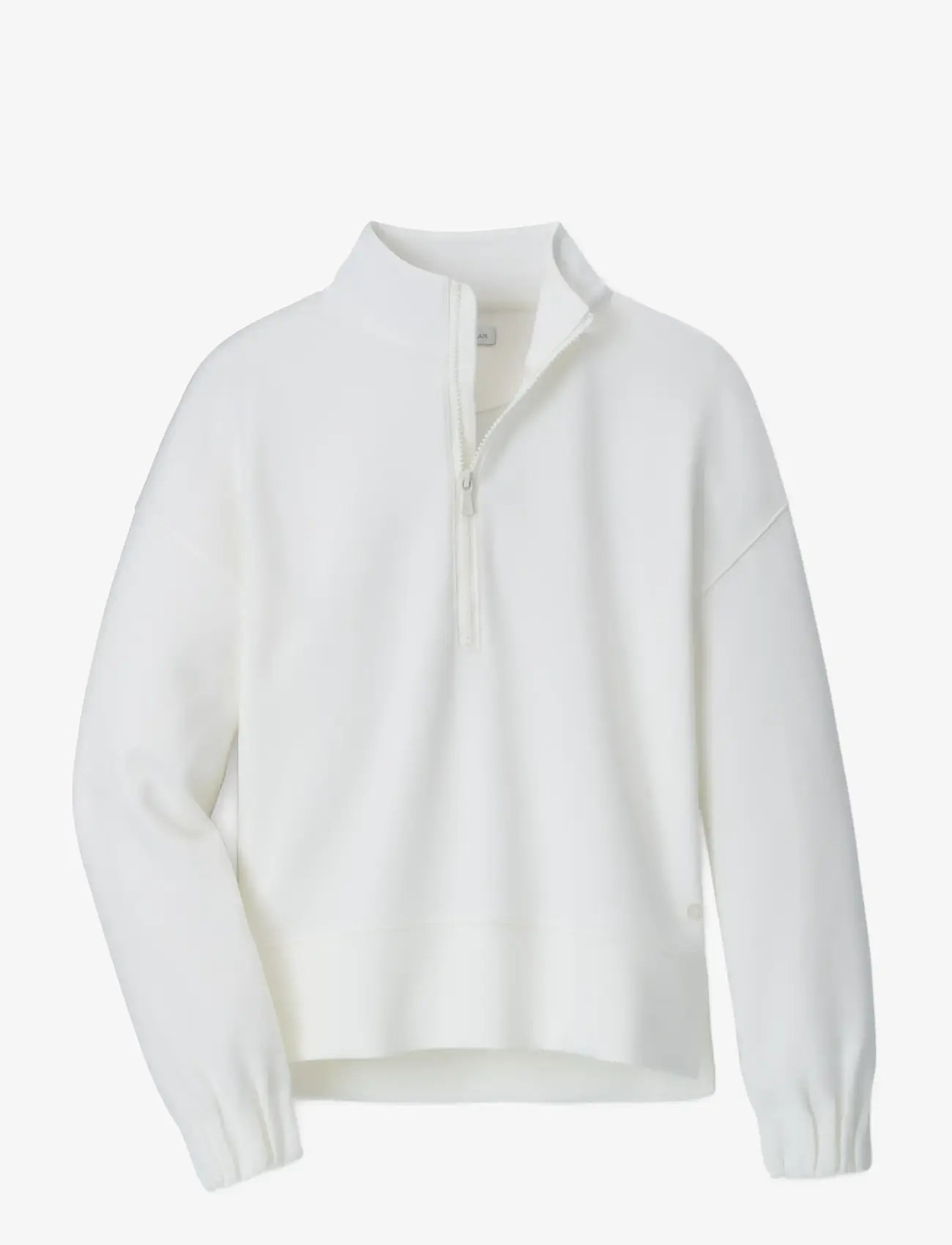 Peter Millar - FLORA KNIT HALF-ZIP PULLOVER - pikkade varrukatega t-särgid - soft white - 1