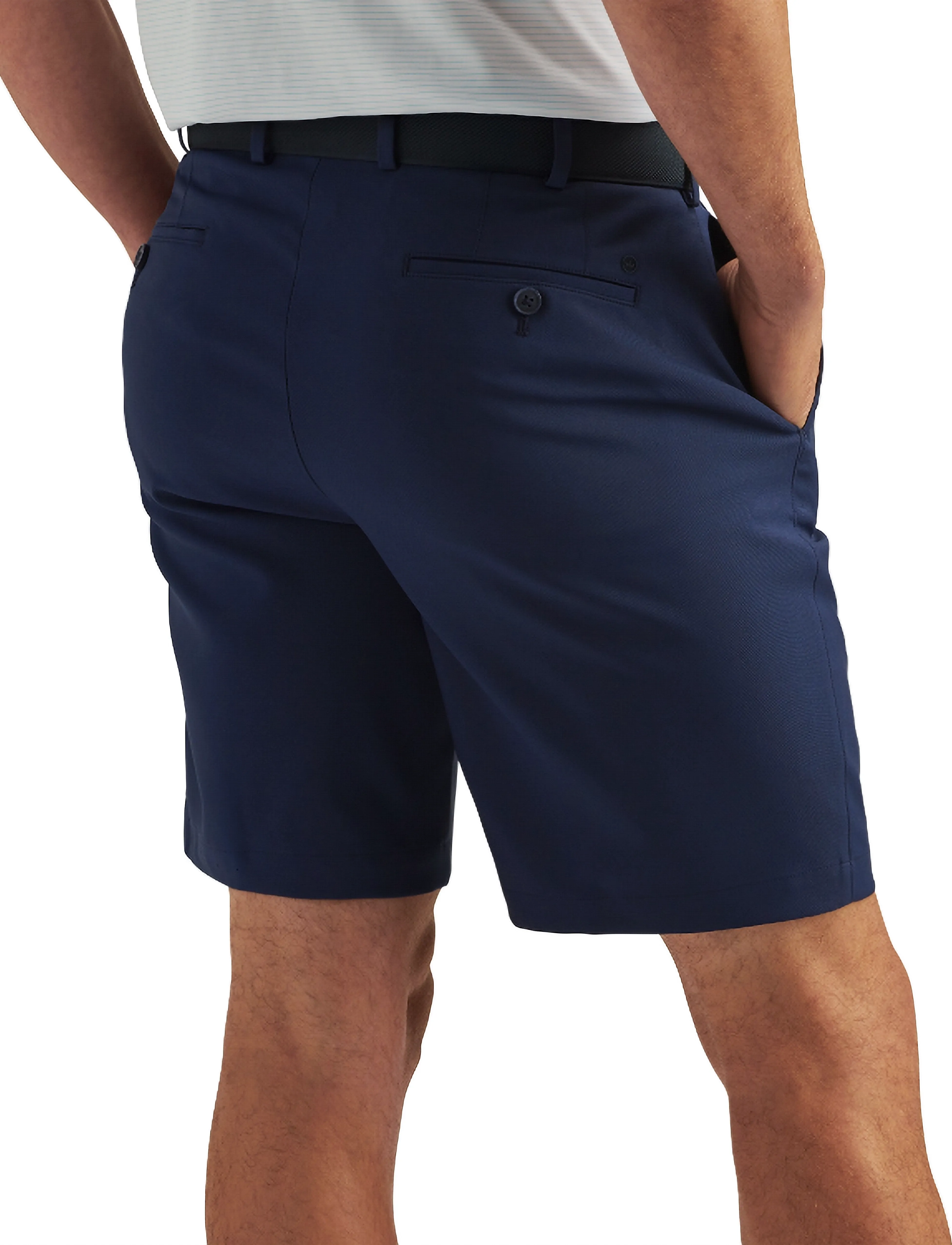 Peter Millar - SALEM HIGH DRAPE PERF SHORT - golf-shorts - navy - 2