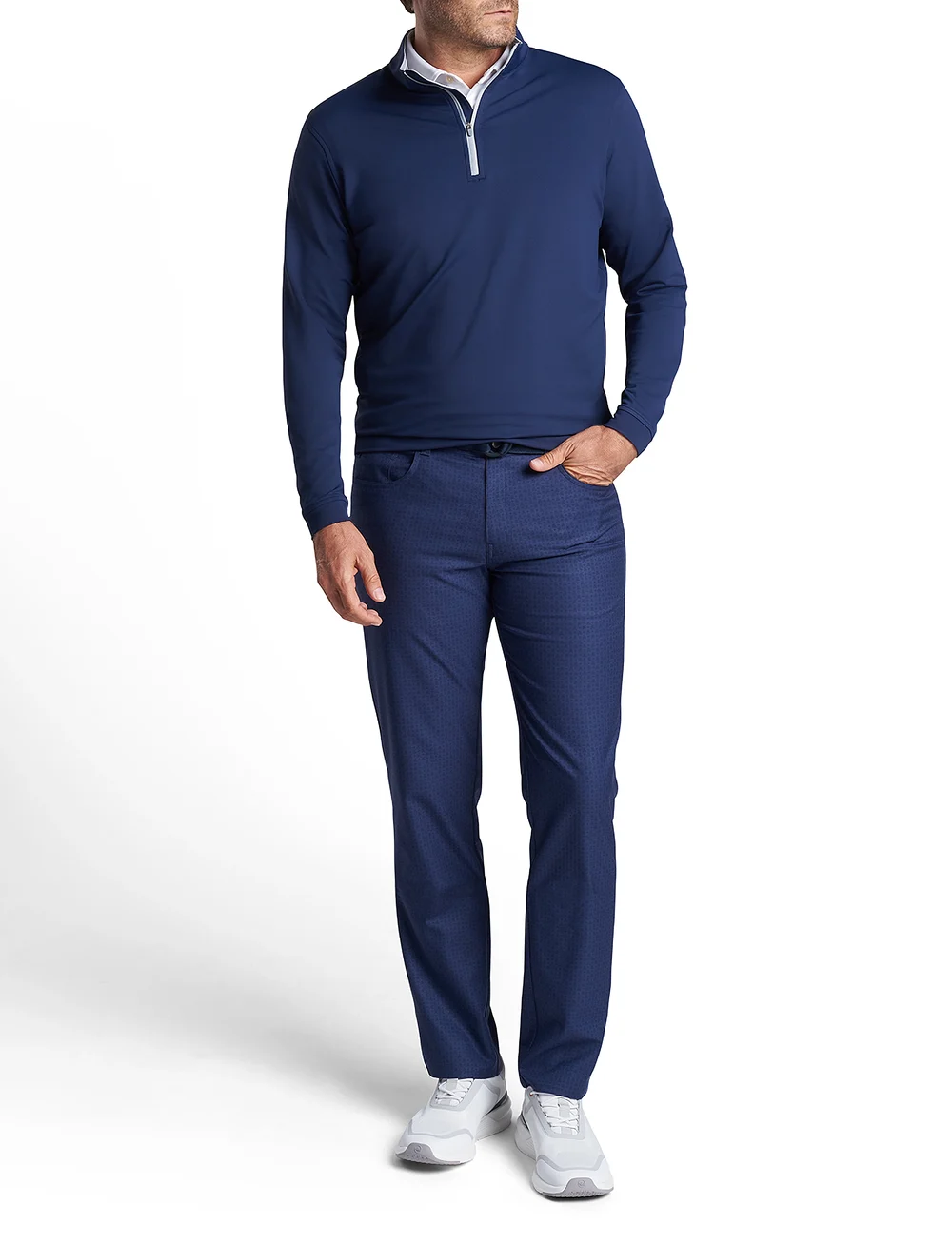 Peter Millar - PERTH STRETCH 1/4 ZIP - tops - nav - 0