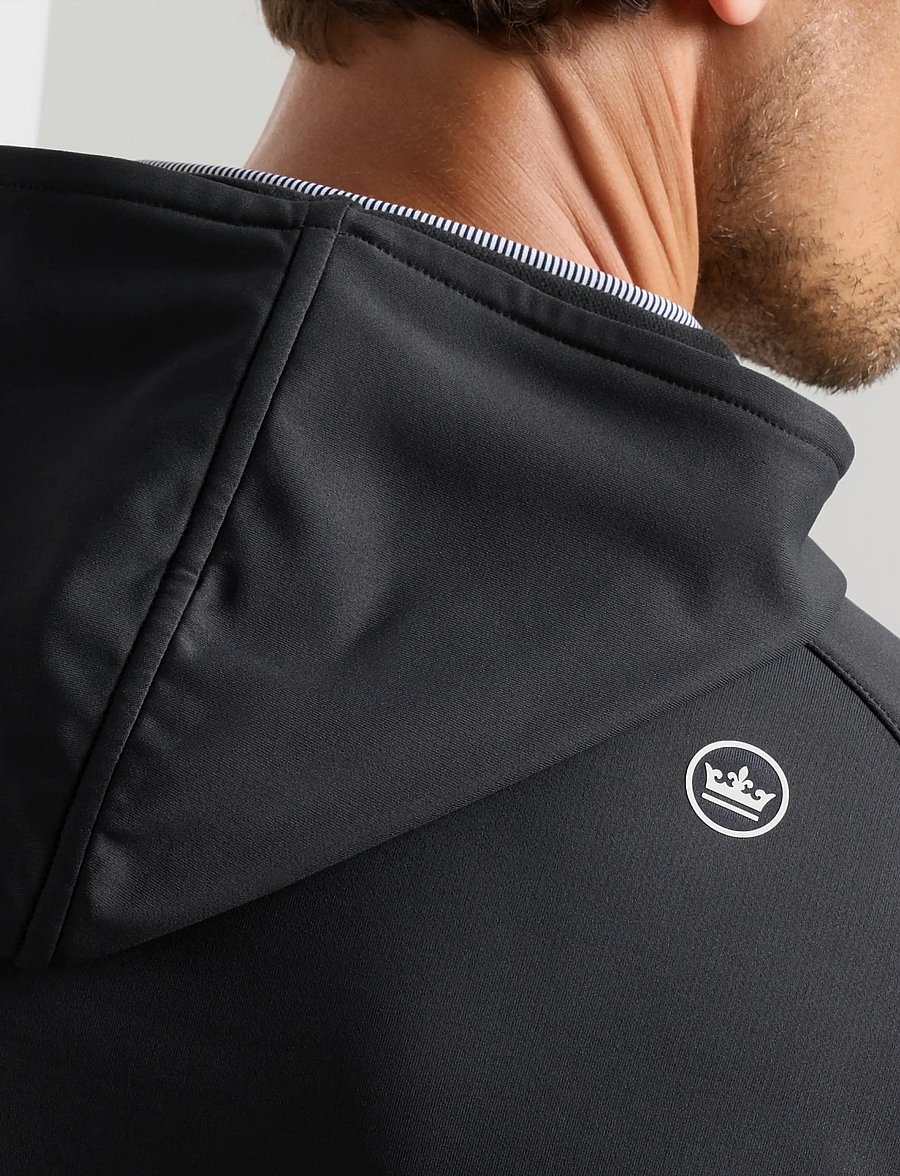 Peter Millar - PINE PERFORMANCE HOODIE - alussärgid - blk - 4