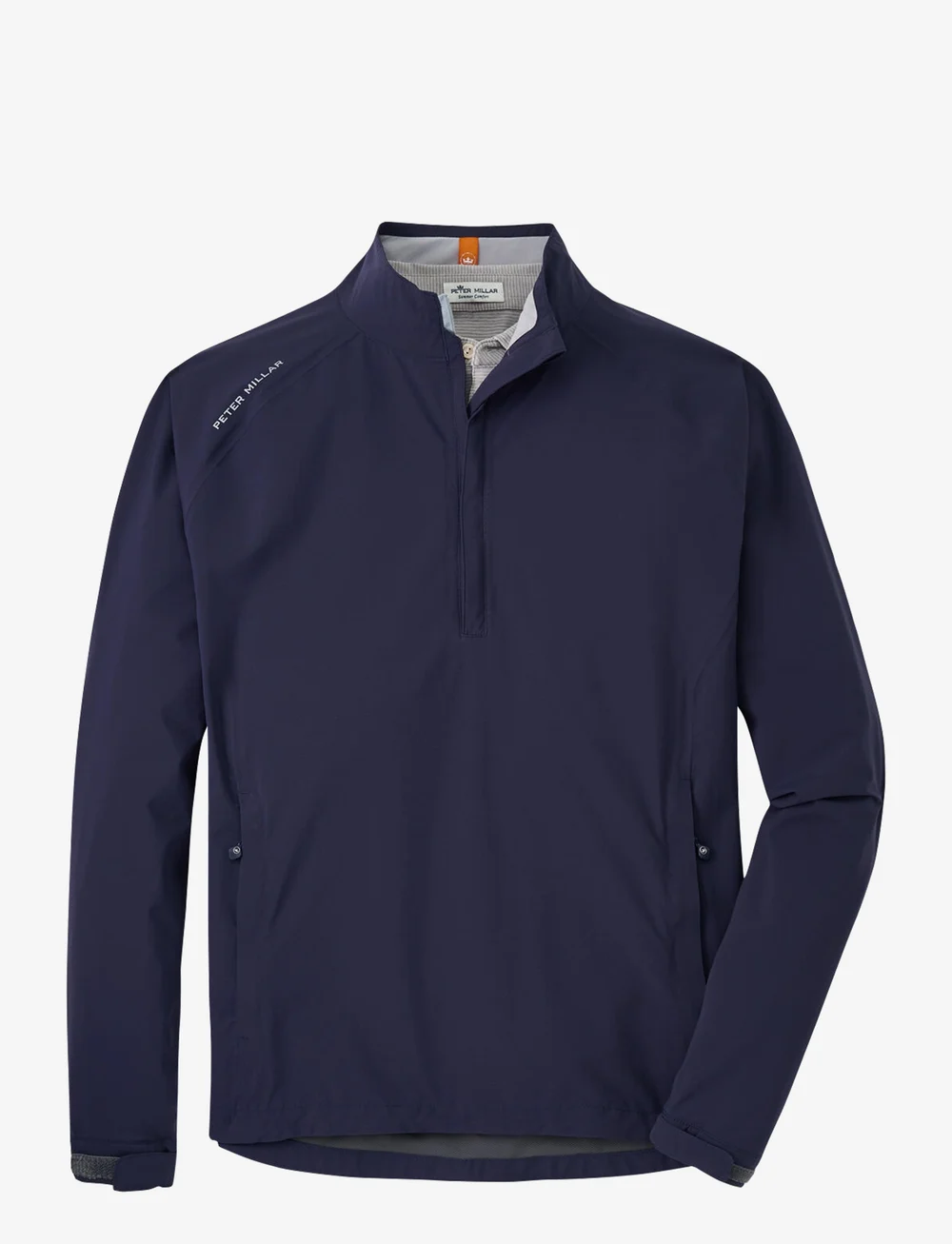 Peter Millar - SHIELD HALF-ZIP RAIN SHELL - outdoor - nav - 1