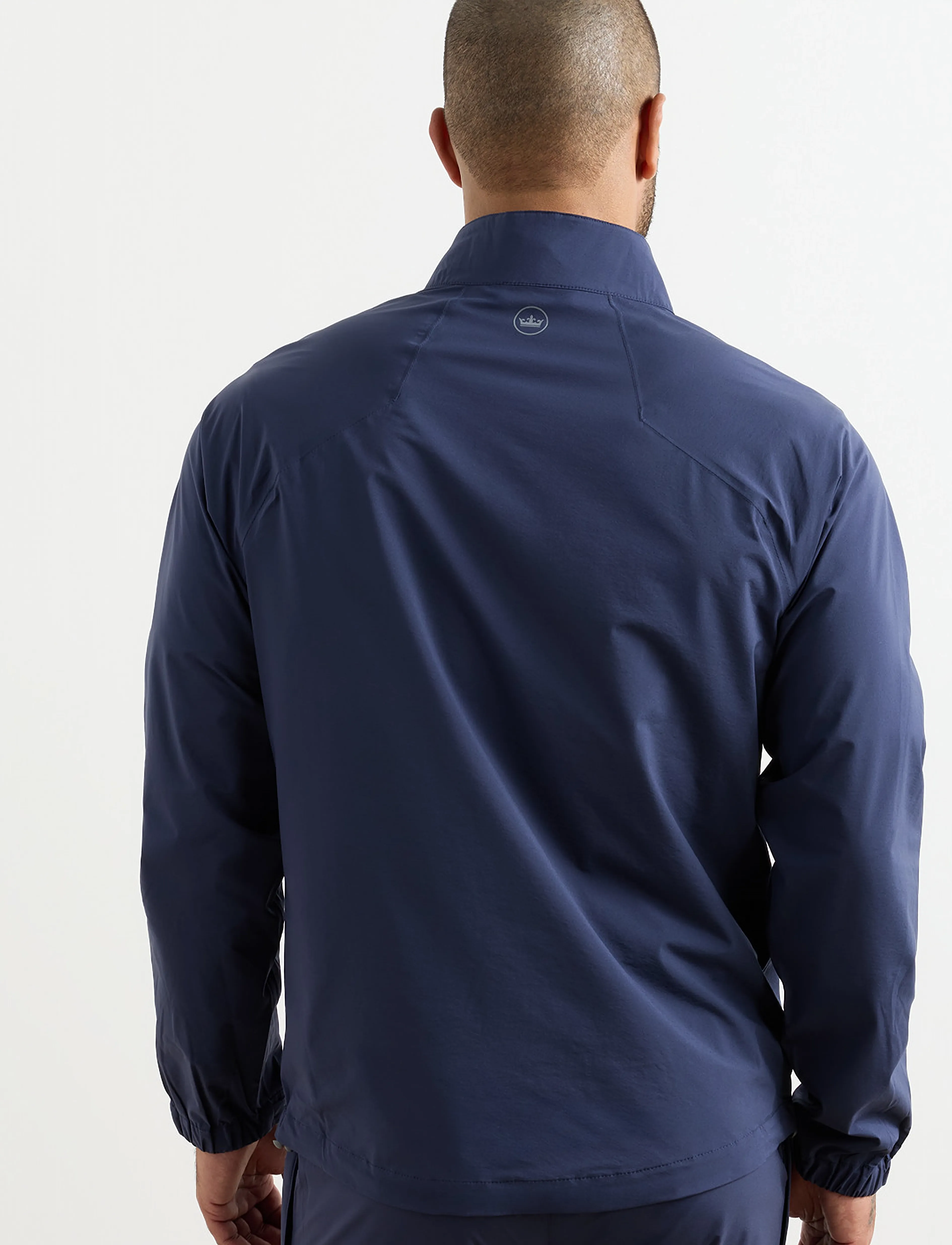 Peter Millar - SHIELD HALF-ZIP RAIN SHELL - regnjackor - nav - 2