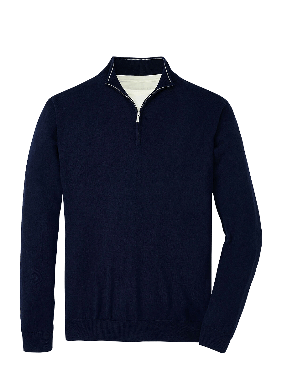 Peter Millar - AUTUMN CREST QUARTER-ZIP - tops - nav - 1