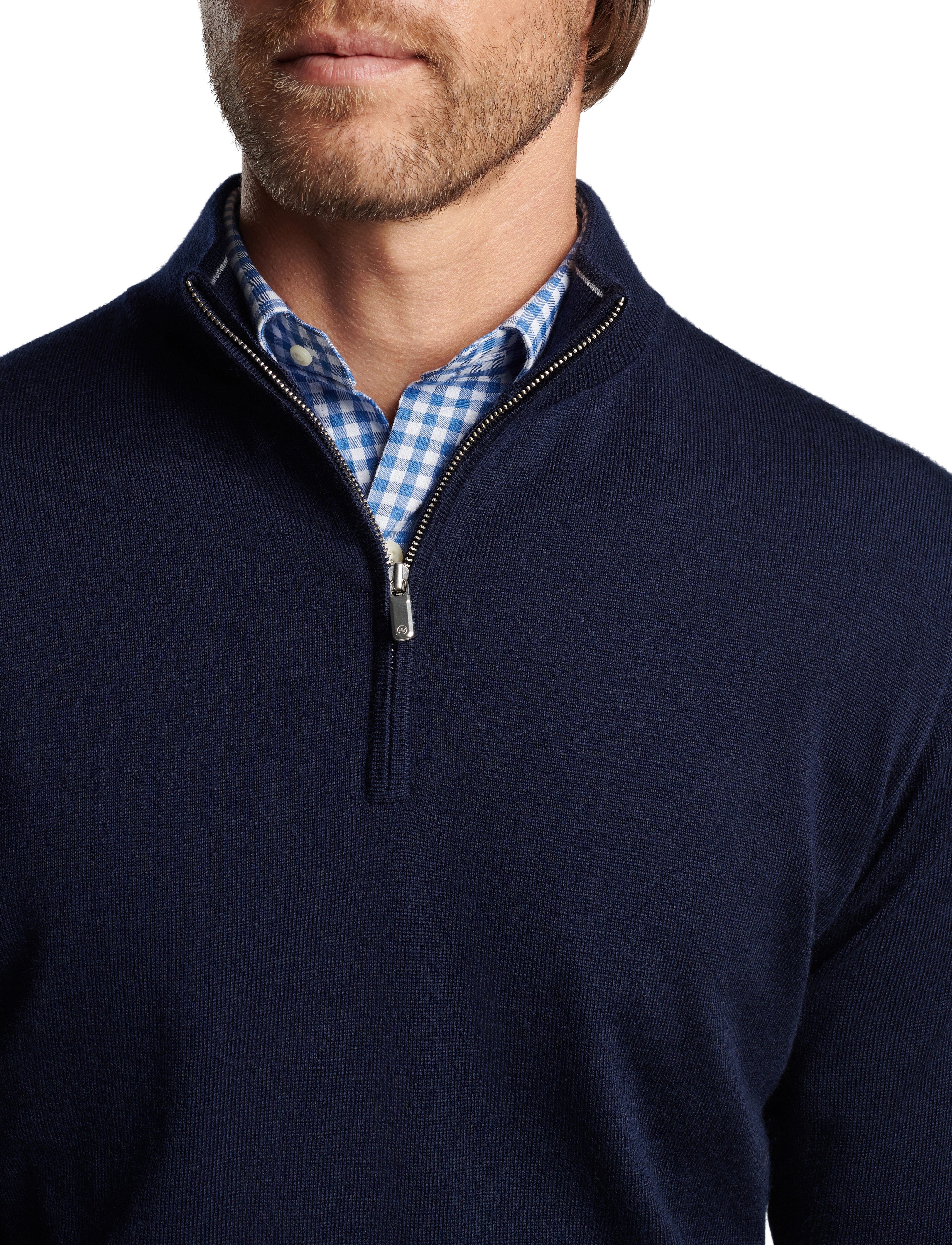 Peter Millar - AUTUMN CREST QUARTER-ZIP - alussärgid - nav - 4