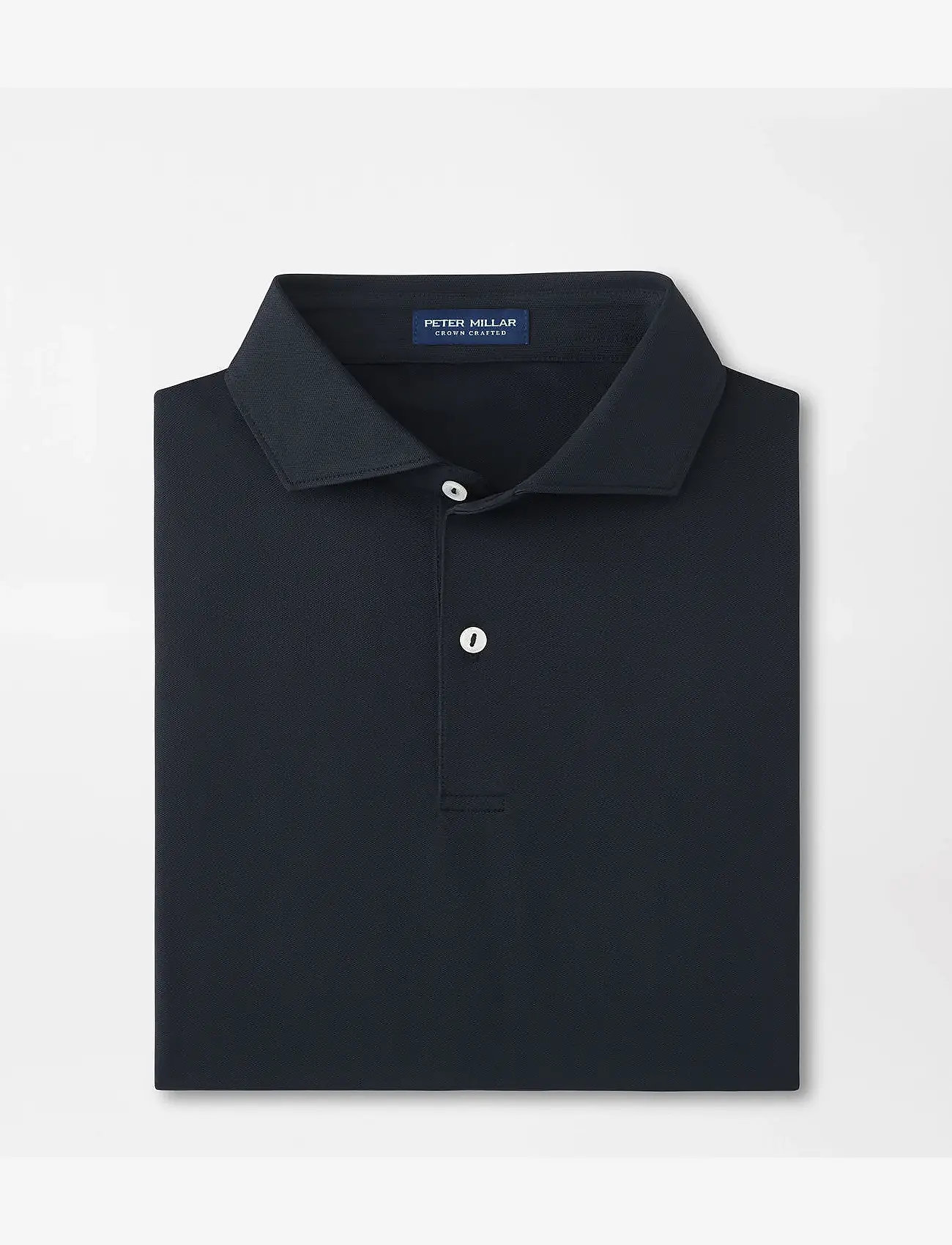 Peter Millar - SOUL PERFORMANCE MESH POLO - EDWIN SPREAD COLLAR - toppe & t-shirts - black - 1