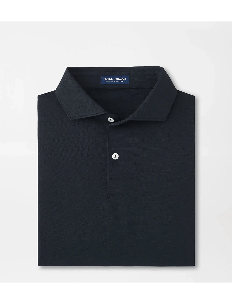 Peter Millar - SOUL PERFORMANCE MESH POLO - EDWIN SPREAD COLLAR - oberteile & t-shirts - black - 1