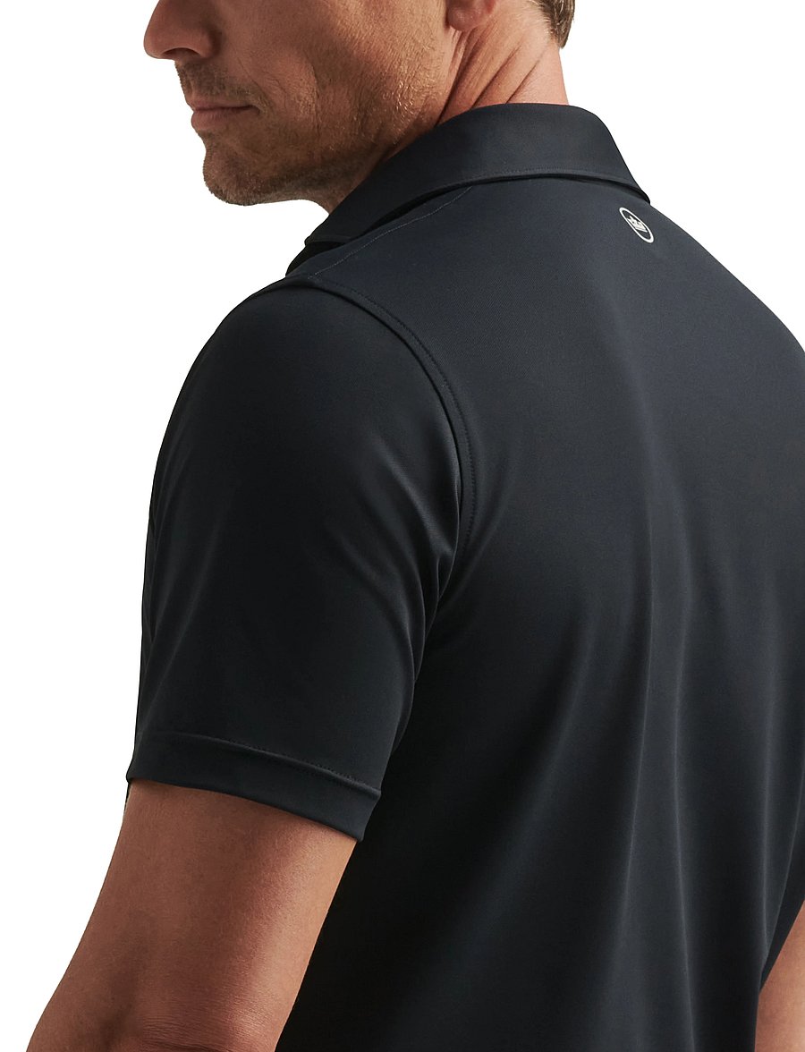 Peter Millar - SOUL PERFORMANCE MESH POLO - EDWIN SPREAD COLLAR - oberteile & t-shirts - black - 2