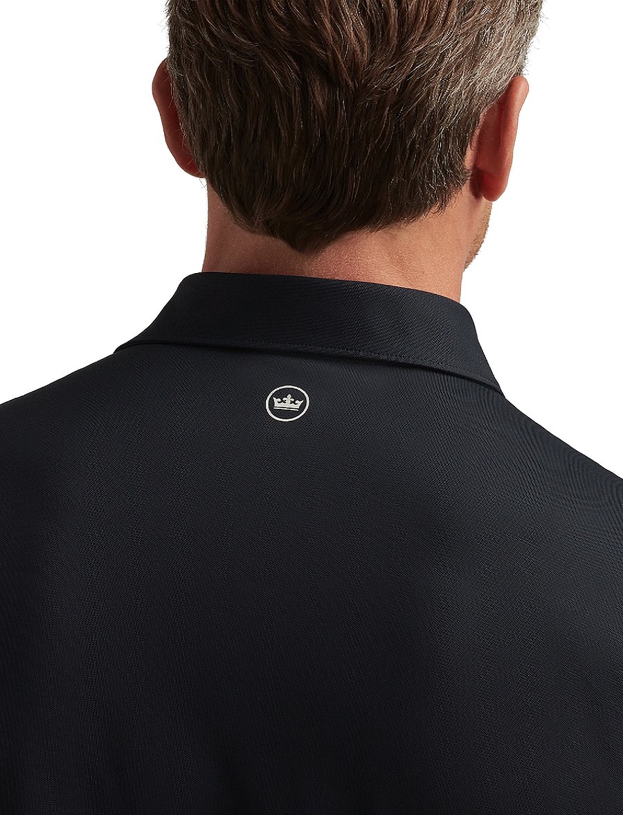 Peter Millar - SOUL PERFORMANCE MESH POLO - EDWIN SPREAD COLLAR - oberteile & t-shirts - black - 4