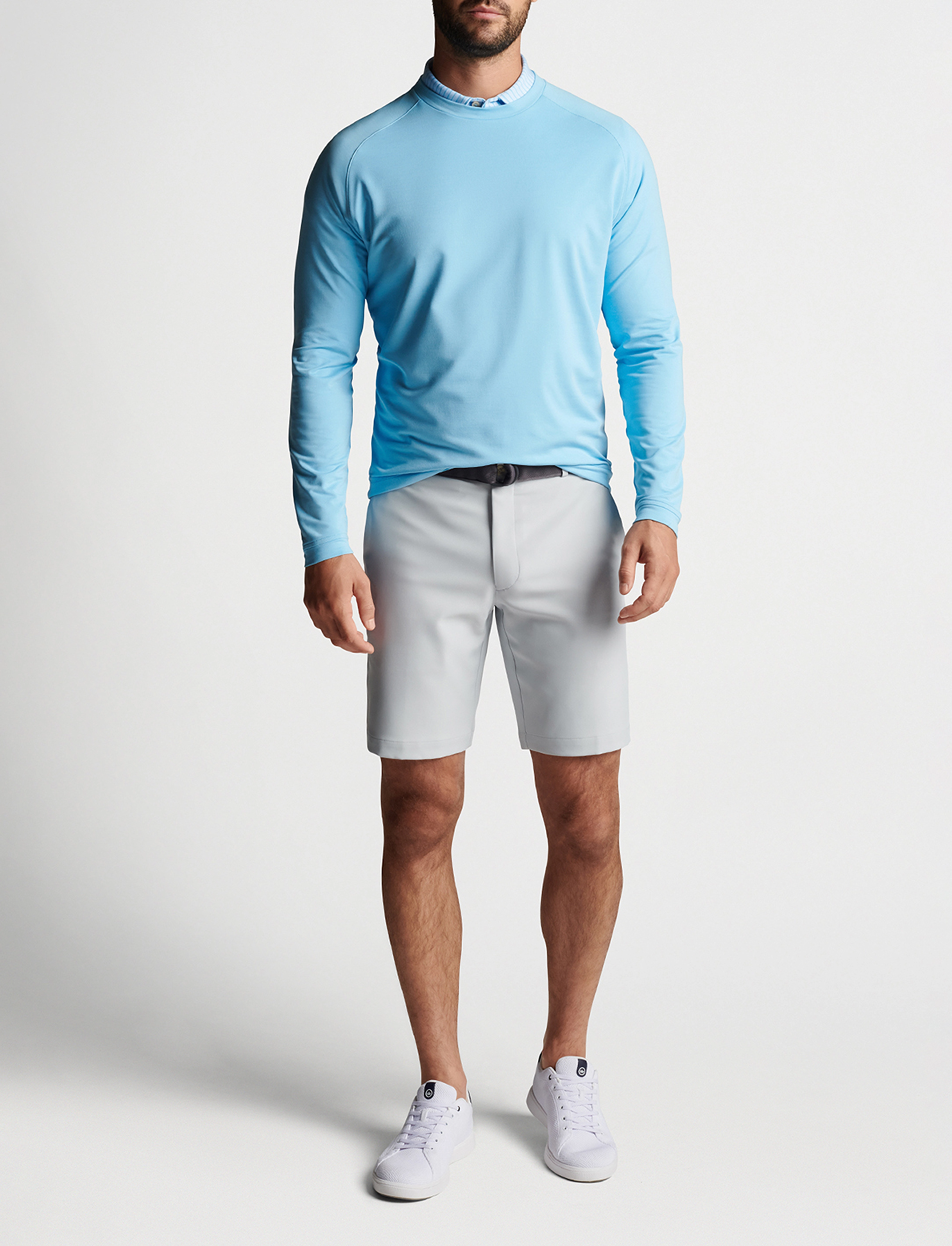 Peter Millar - CRADLE PERFORMANCE CREWNECK - seaport blue - 1