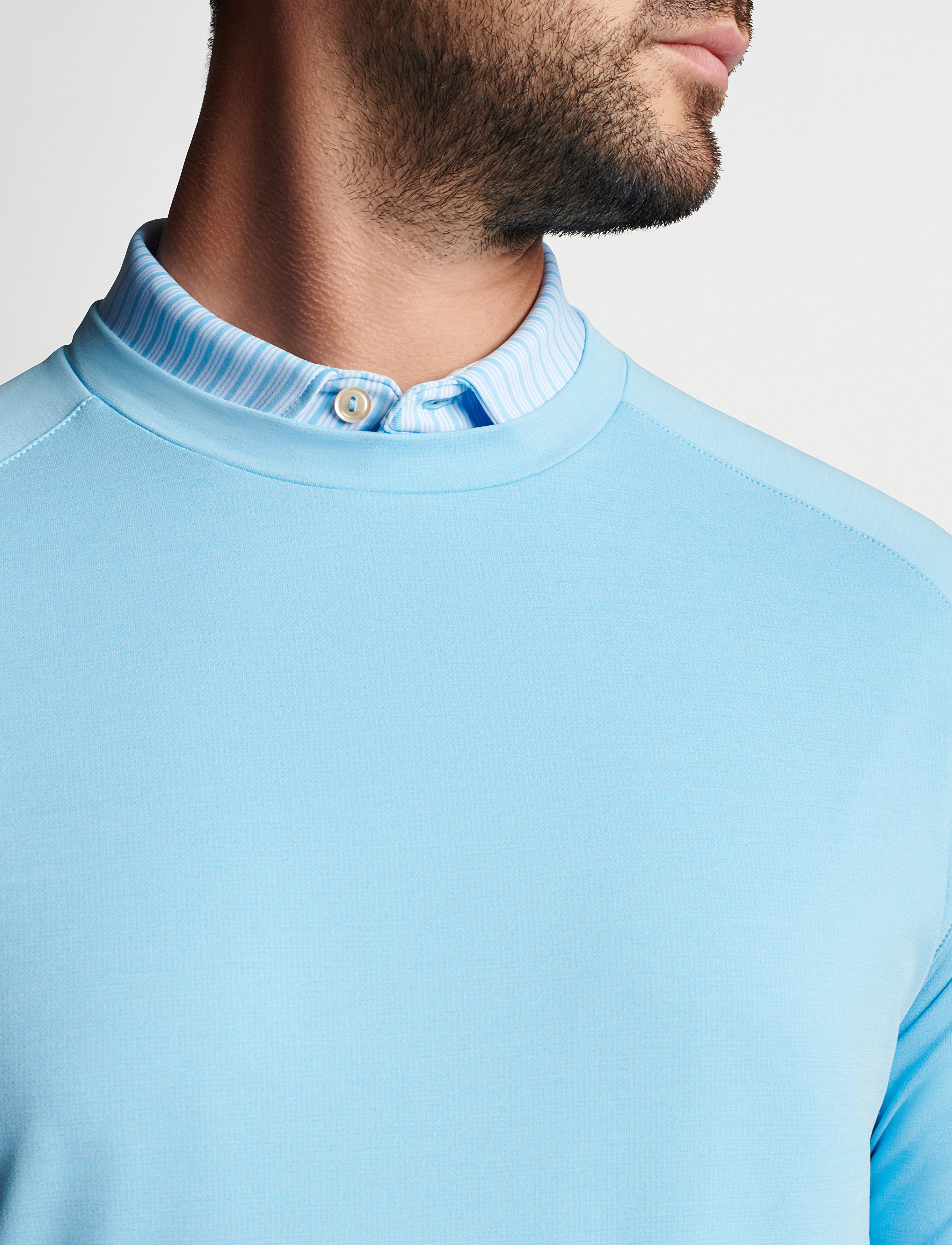 Peter Millar - CRADLE PERFORMANCE CREWNECK - seaport blue - 3