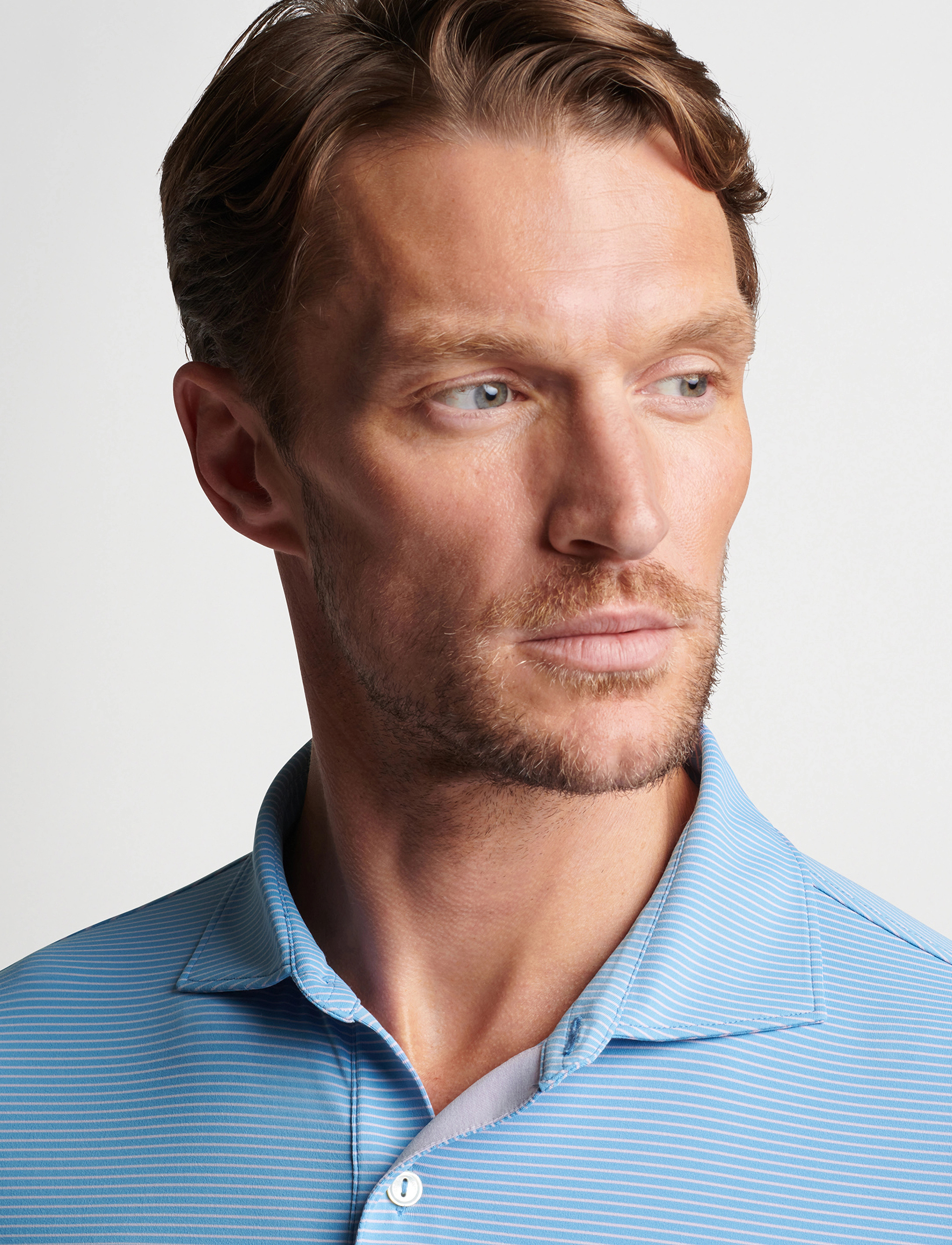 Peter Millar - INDIGO PERFROMANCE JERSEY POLO - channel blue - 3