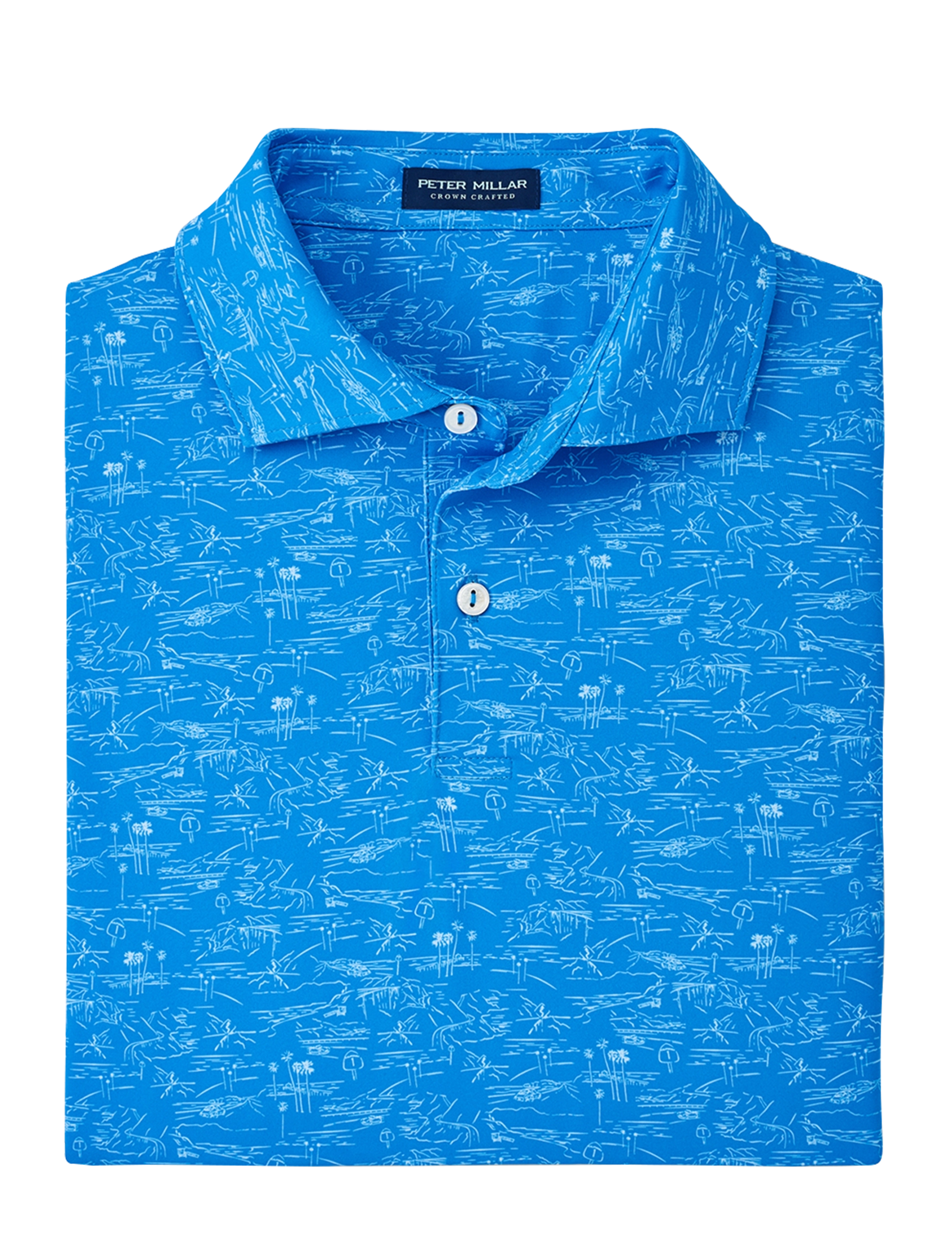 PACIFIC PERFORMANCE POLO - MARINA BLUE