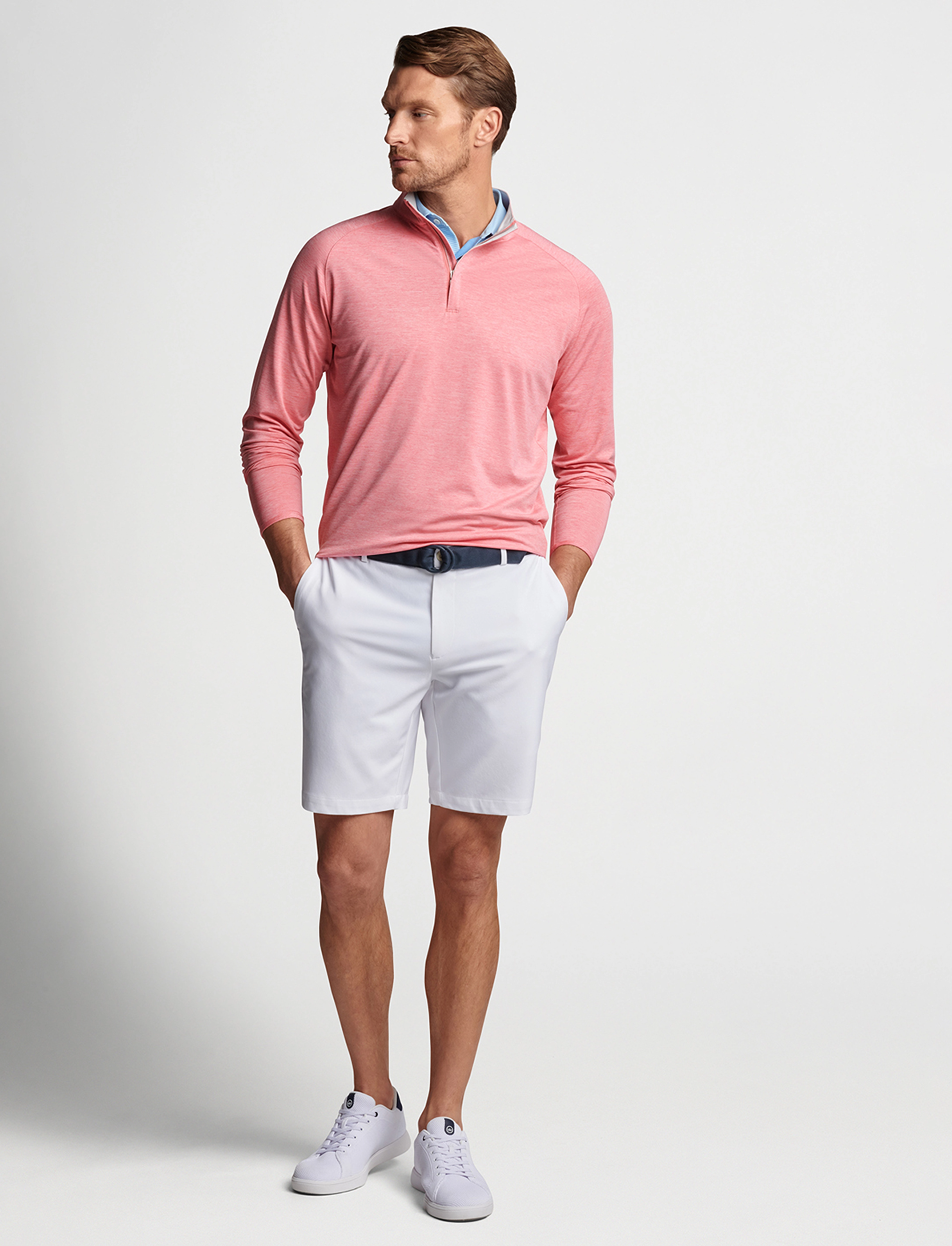 Peter Millar - STEALTH PERFORMANCE QUARTER-ZP - red pear - 1