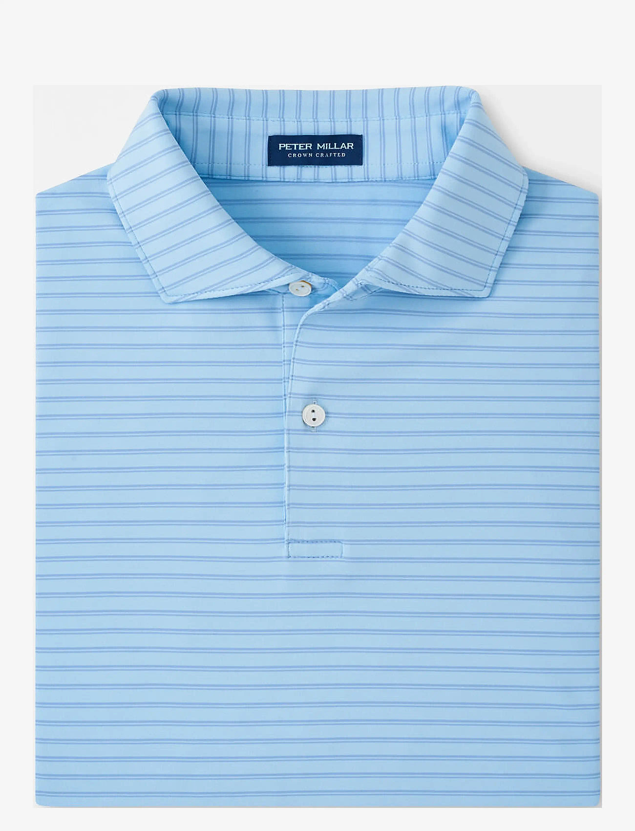 Peter Millar - BRIDGE PERFORMANCE JERSEY POLO - EDWIN SPREAD COLL - kurzärmelig - blue frost - 0