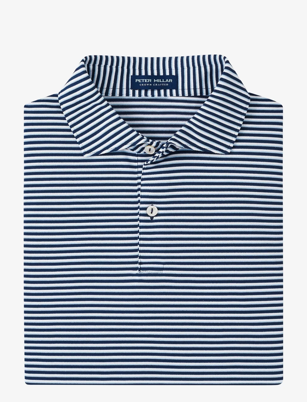 Peter Millar - TEMPO PERFORMANCE MESH POLO - EDWIN SPREAD COLLAR - oberteile & t-shirts - navy - 1