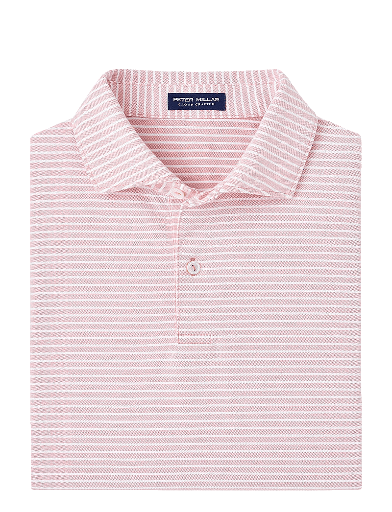 Peter Millar - ALBATROSS COTTON BLEND PIQUE POLO - EDWIN SPREAD C - pink crepe - 1