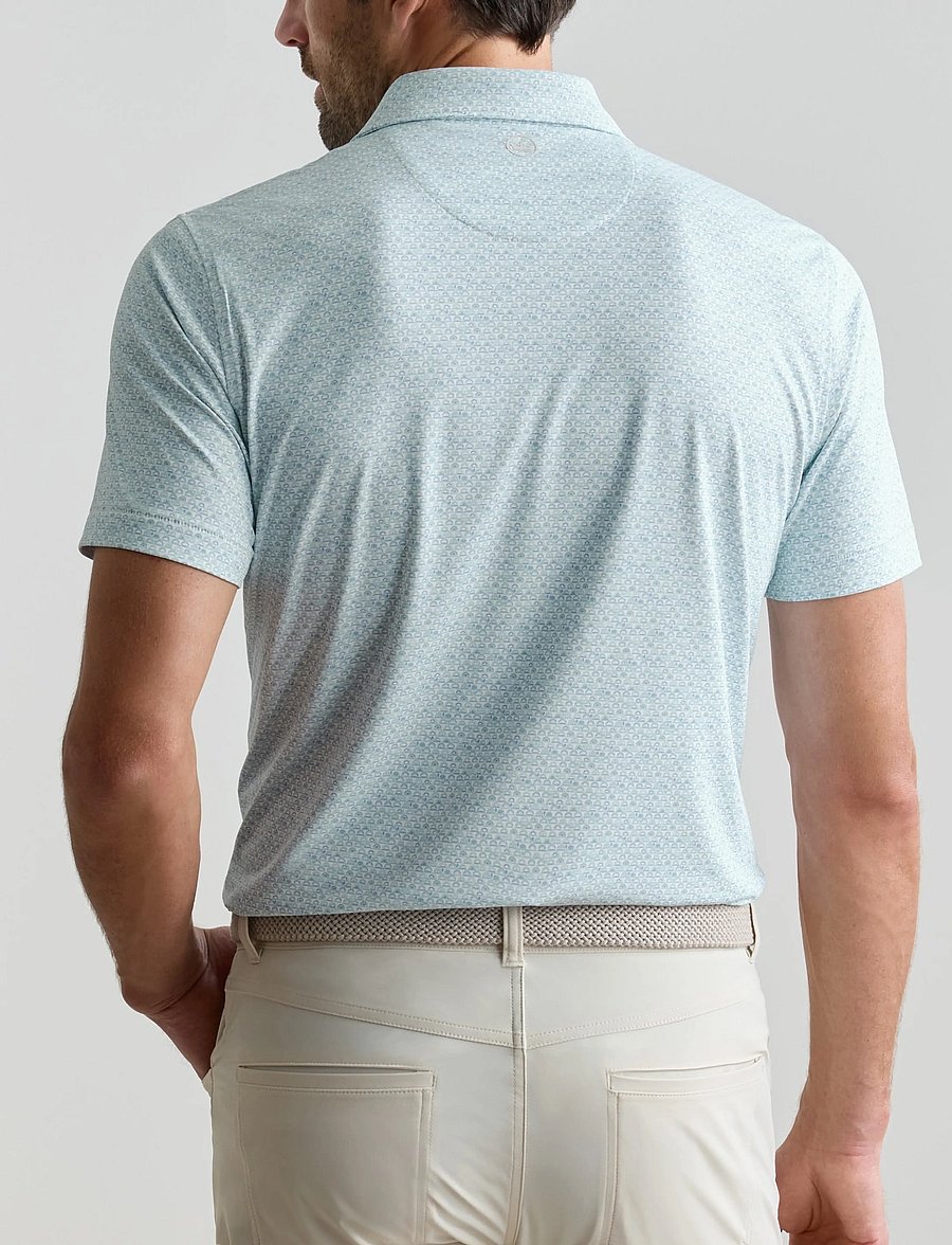 Peter Millar - WOOD FIRED PERFORMANCE JERSEY POLO - EDWIN SPREAD - white - 2
