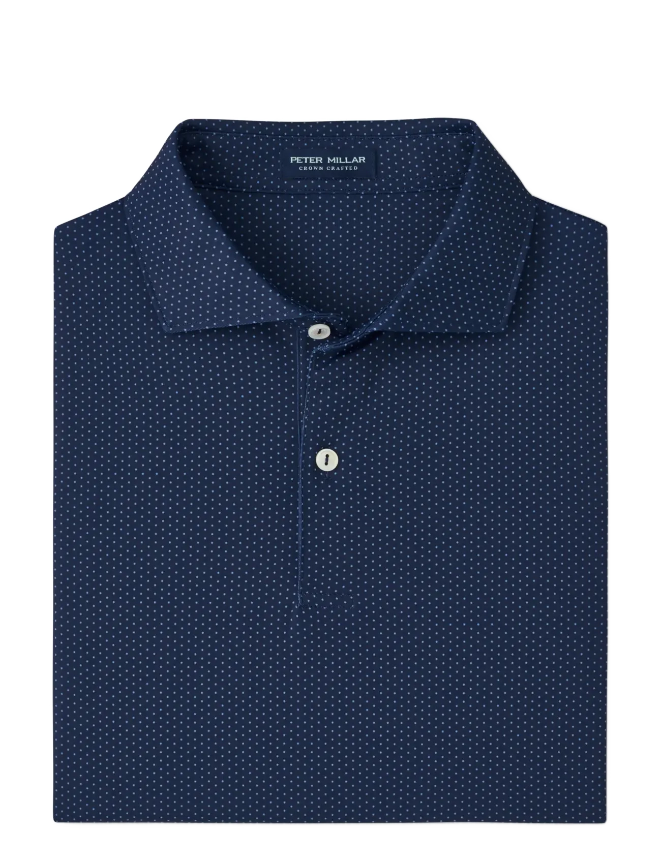Peter Millar FERMATA PERFORMANCE JERSEY POLO - EDWIN SPREAD COL - Peter Millar - NAVY / navy
