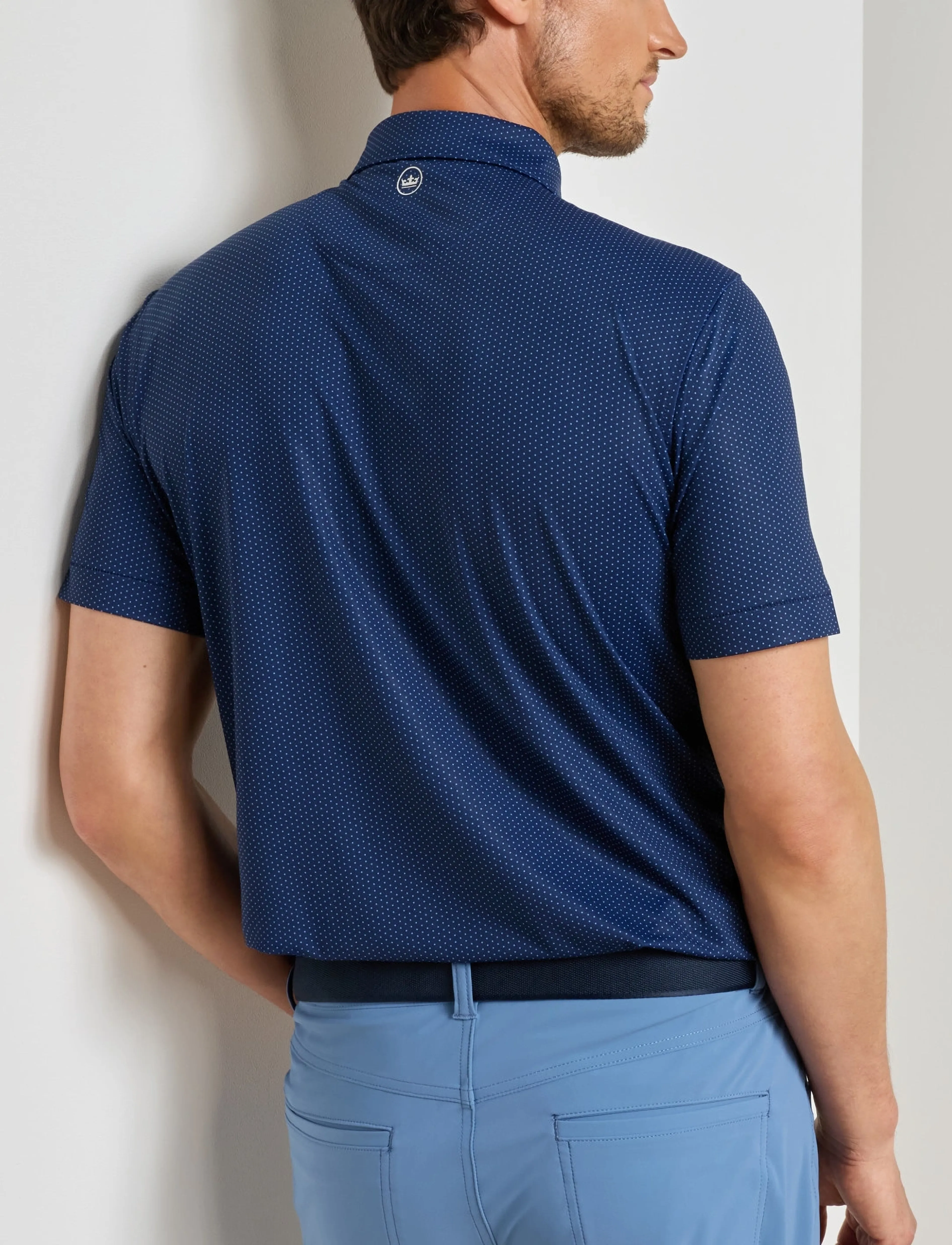 Peter Millar - FERMATA PERFORMANCE JERSEY POLO - EDWIN SPREAD COL - topit & t-paidat - navy - 2
