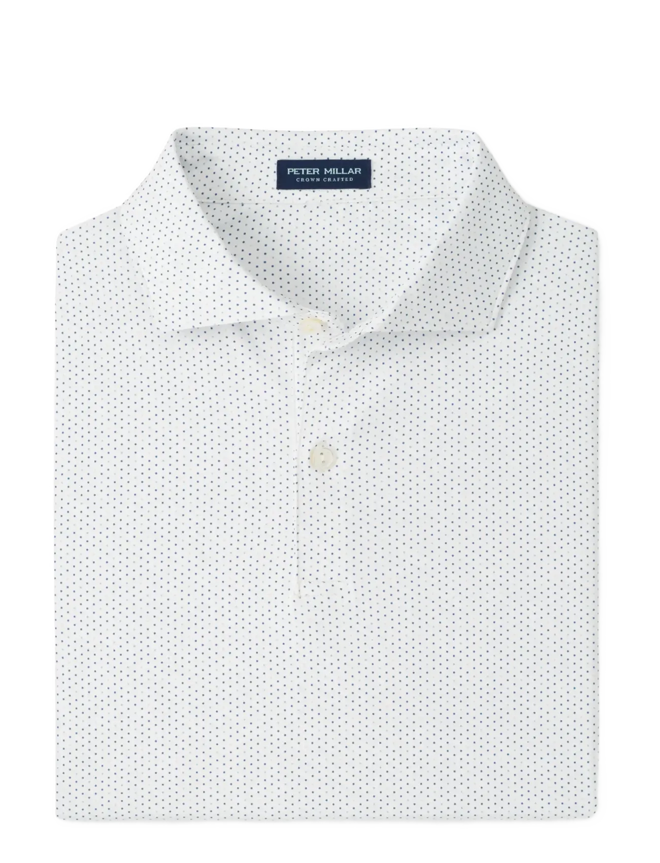 Peter Millar FERMATA PERFORMANCE JERSEY POLO - EDWIN SPREAD COL - Peter Millar - WHITE / white