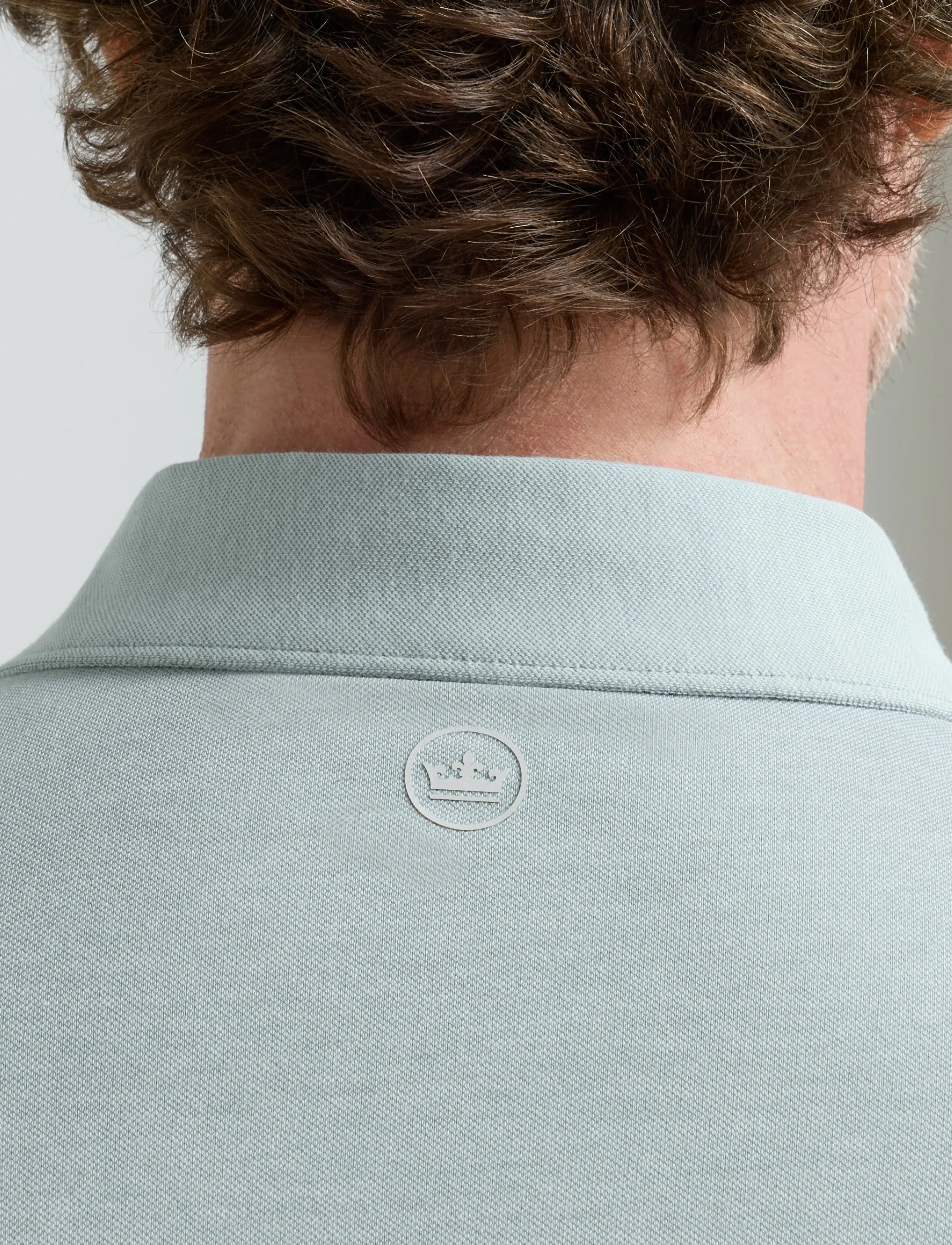 Peter Millar - ALBATROSS COTTON-BLEND PIQUE POLO - EDWIN SPREAD C - polos - light willow - 4