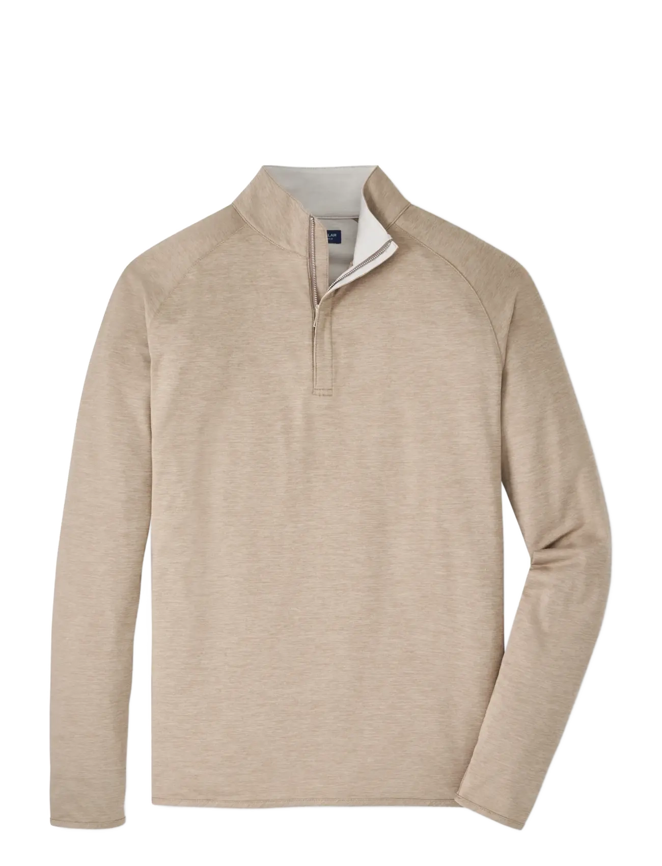 PETER MILLAR Stealth Performance Quarter-Zip Beige - XXL - Herren