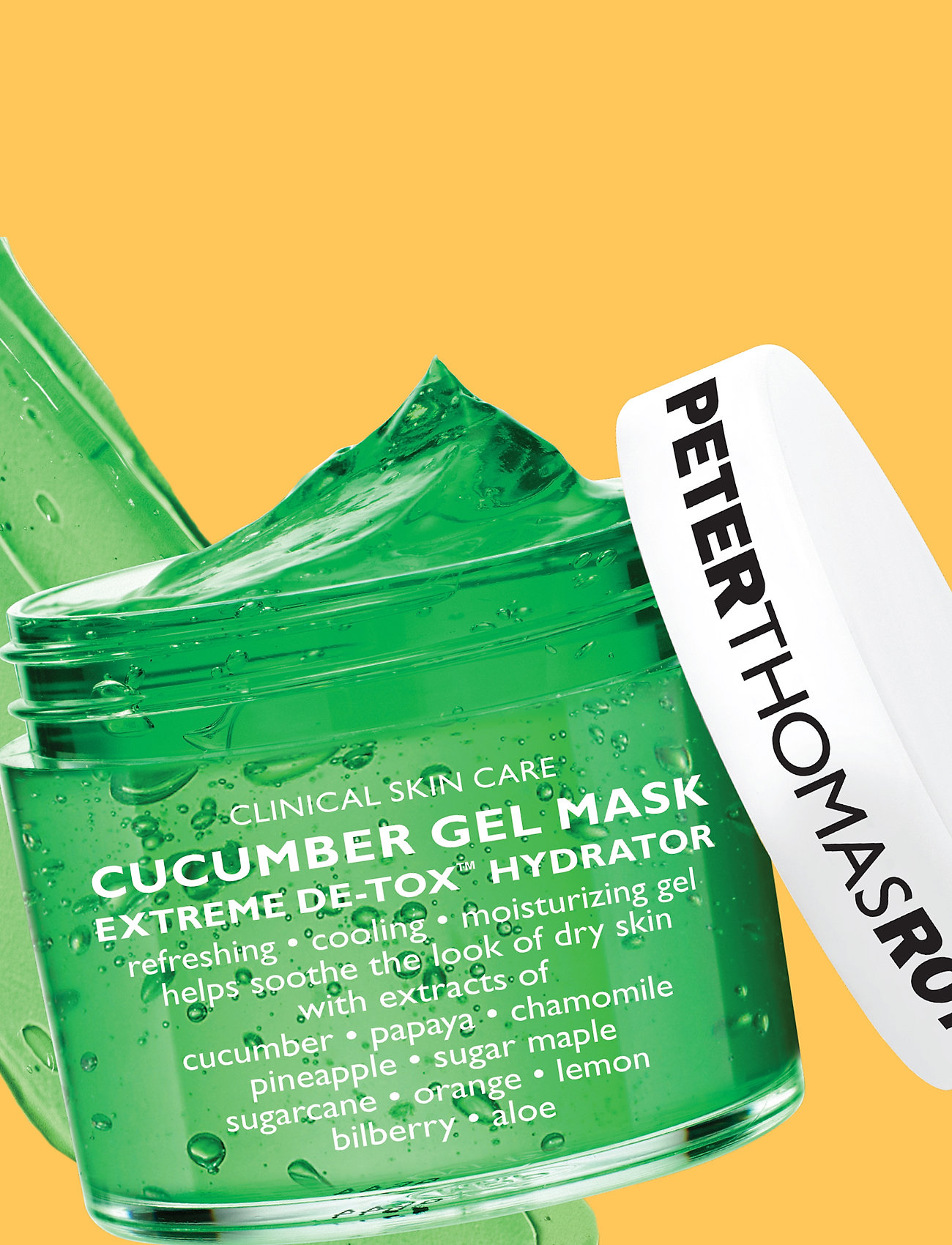 Peter Thomas Roth Cucumber Gel Mask, 50 ml, Green, Ansigt > Masker, Dame