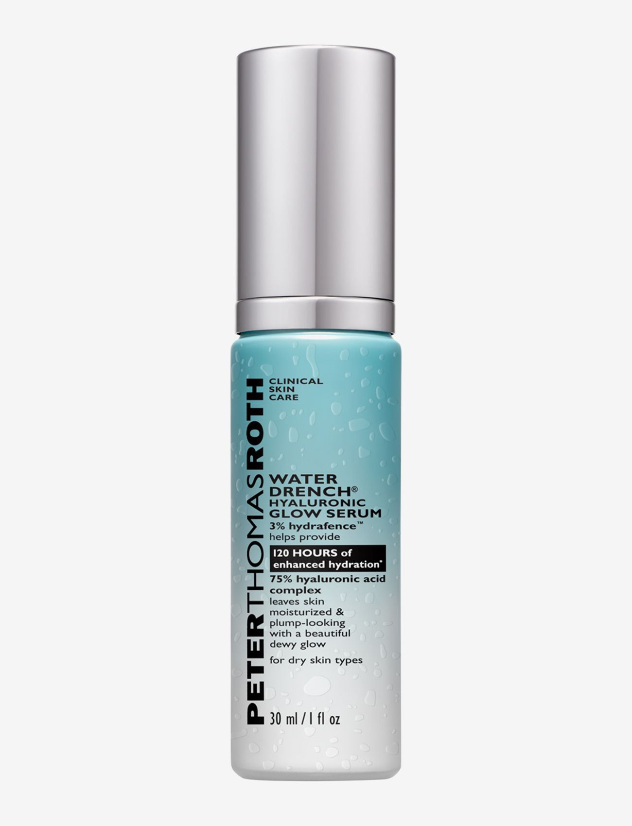 Peter Thomas Roth - Water Drench Hyaluronic Glow Serum - serum og olíur - clear - 1