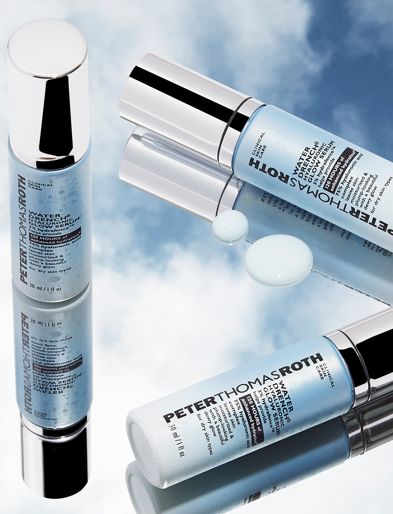 Peter Thomas Roth - Water Drench Hyaluronic Glow Serum - serum & oljor  - clear - 5