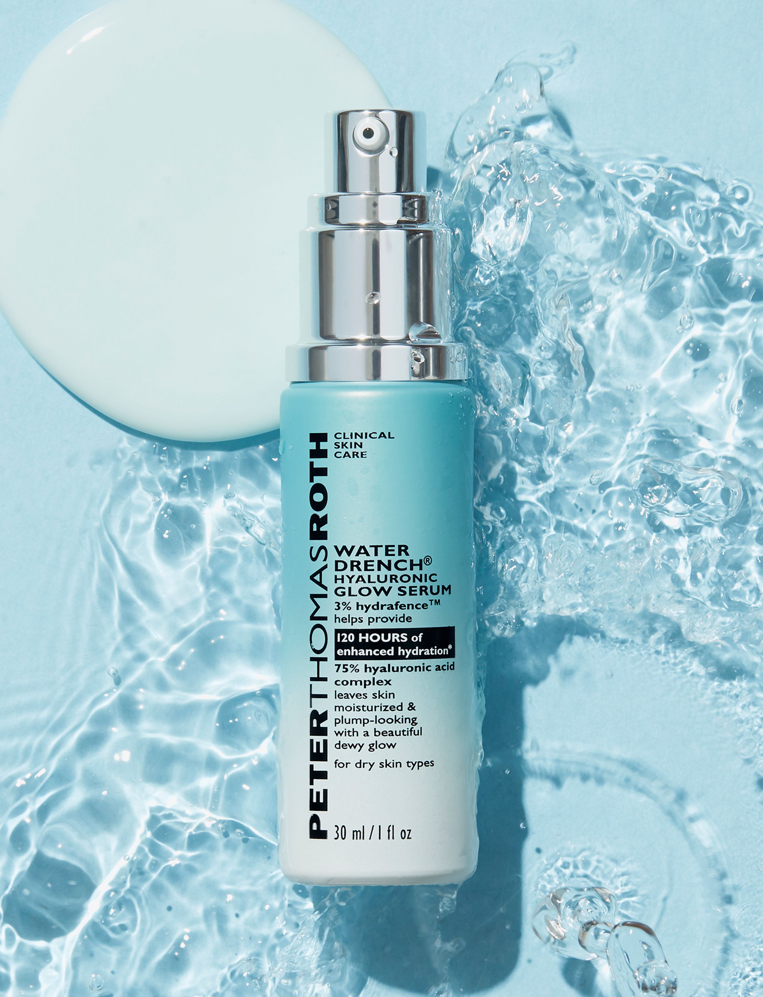 Peter Thomas Roth - Water Drench Hyaluronic Glow Serum - serum & oljor  - clear - 4