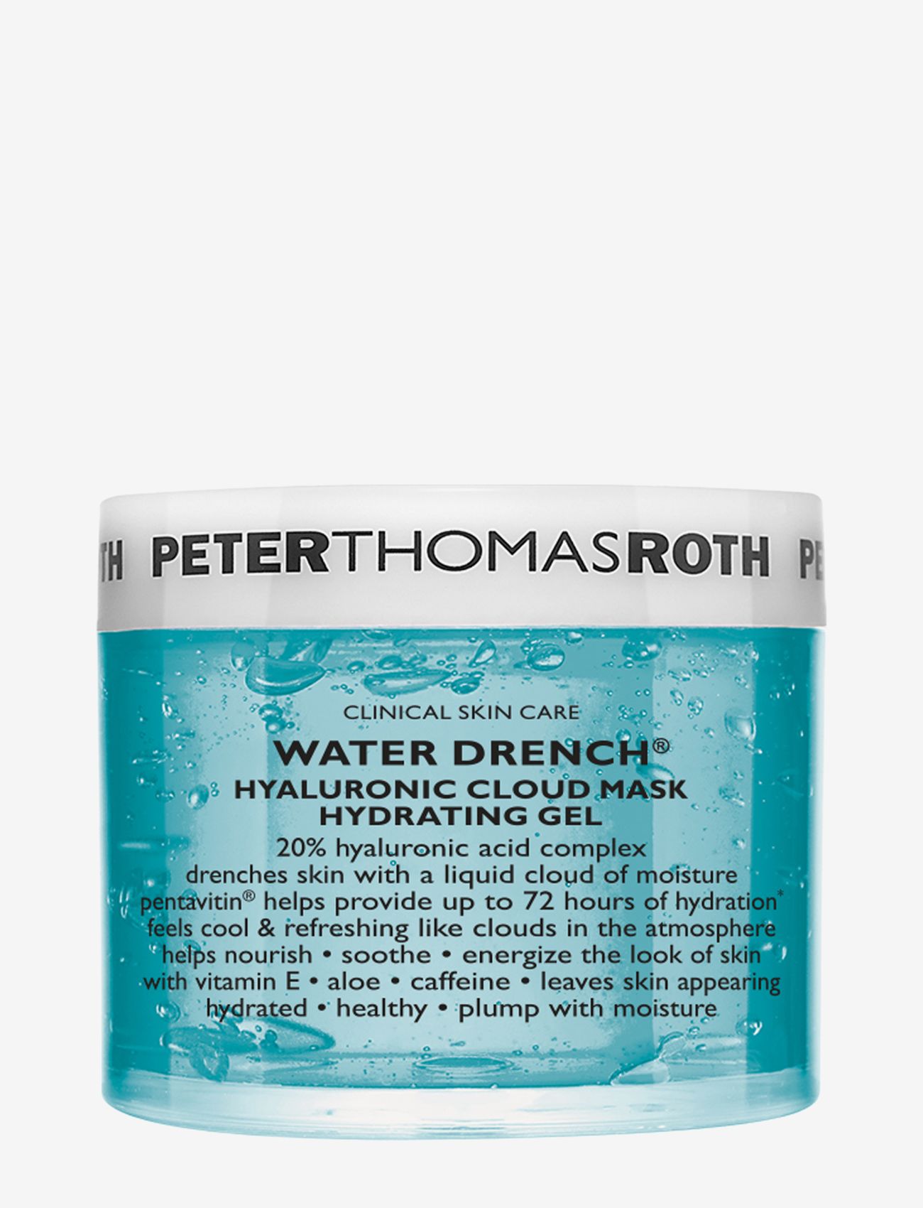 Peter Thomas Roth - Water Drench Hyaluronic Cloud Mask Hydrating Gel 50ml - ansiktsmask - no colour - 0