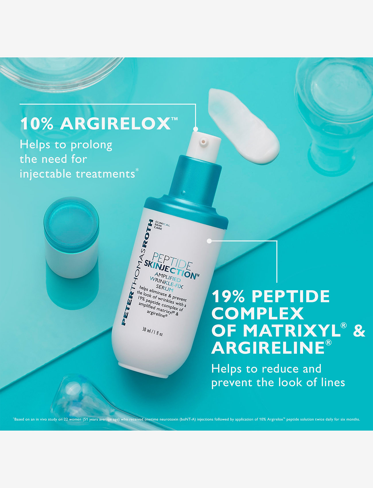 Peter Thomas Roth - Peptide Skinjection™ Amplified Wrinkle-Fix Serum - serum & olier - clear - 1