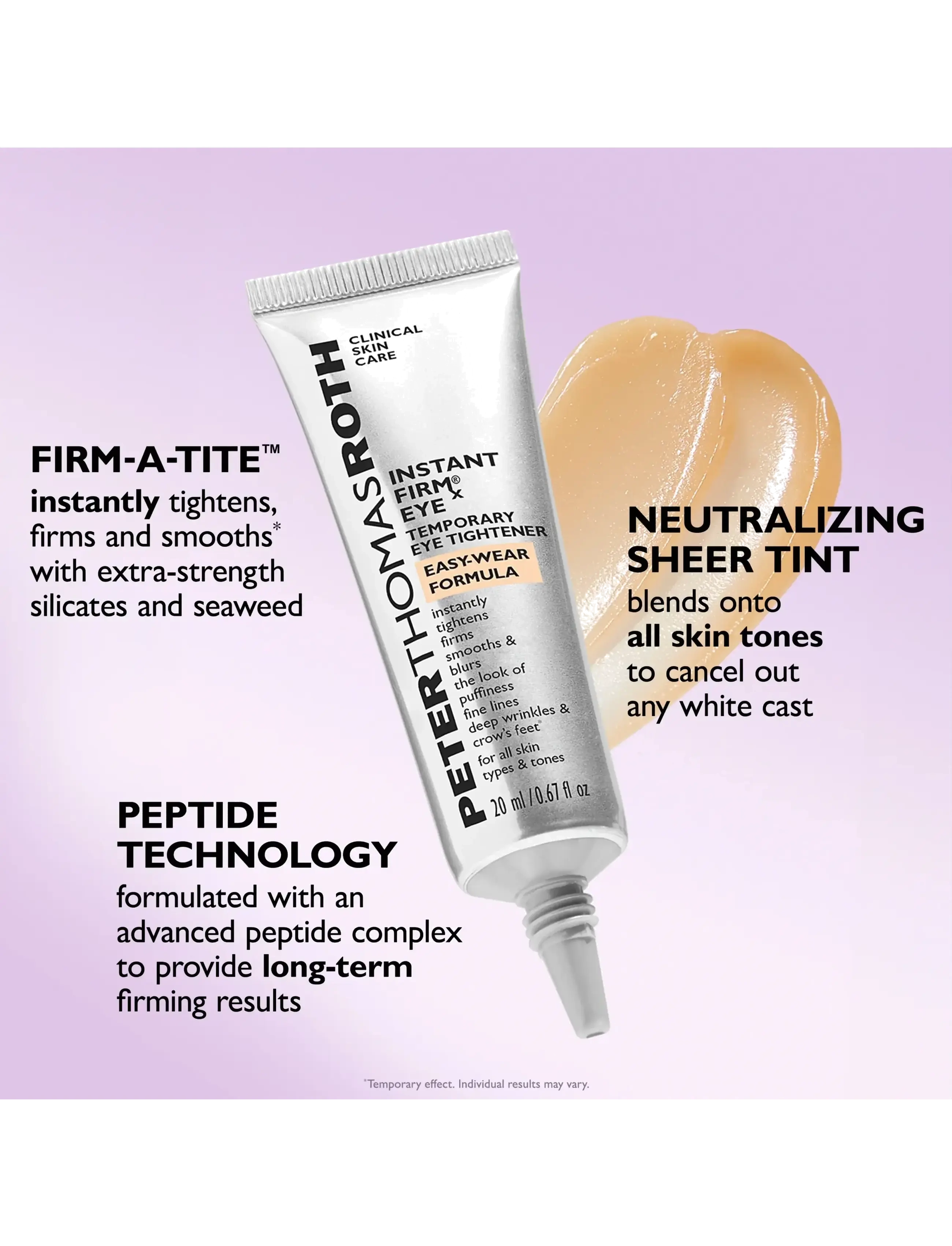 Peter Thomas Roth - Instant FIRMx® Eye Temporary Eye Tightener Easy-Wear - augnkrem - no color - 1
