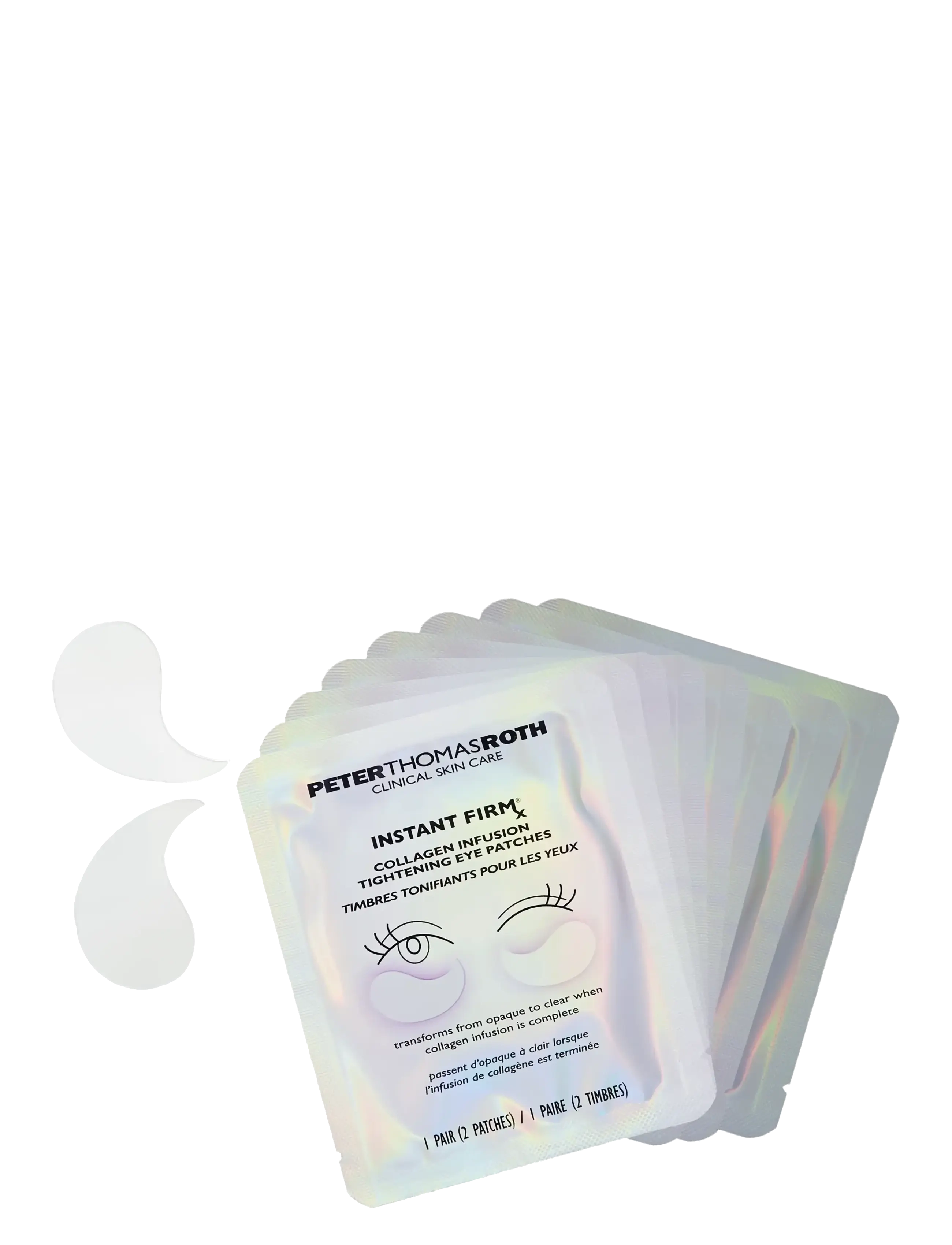 Peter Thomas Roth Instant Firmx Collagen Infusion Tightening Eye Patches, 8 PAIR, Nude, Eye Care > Eye Patches, Dame
