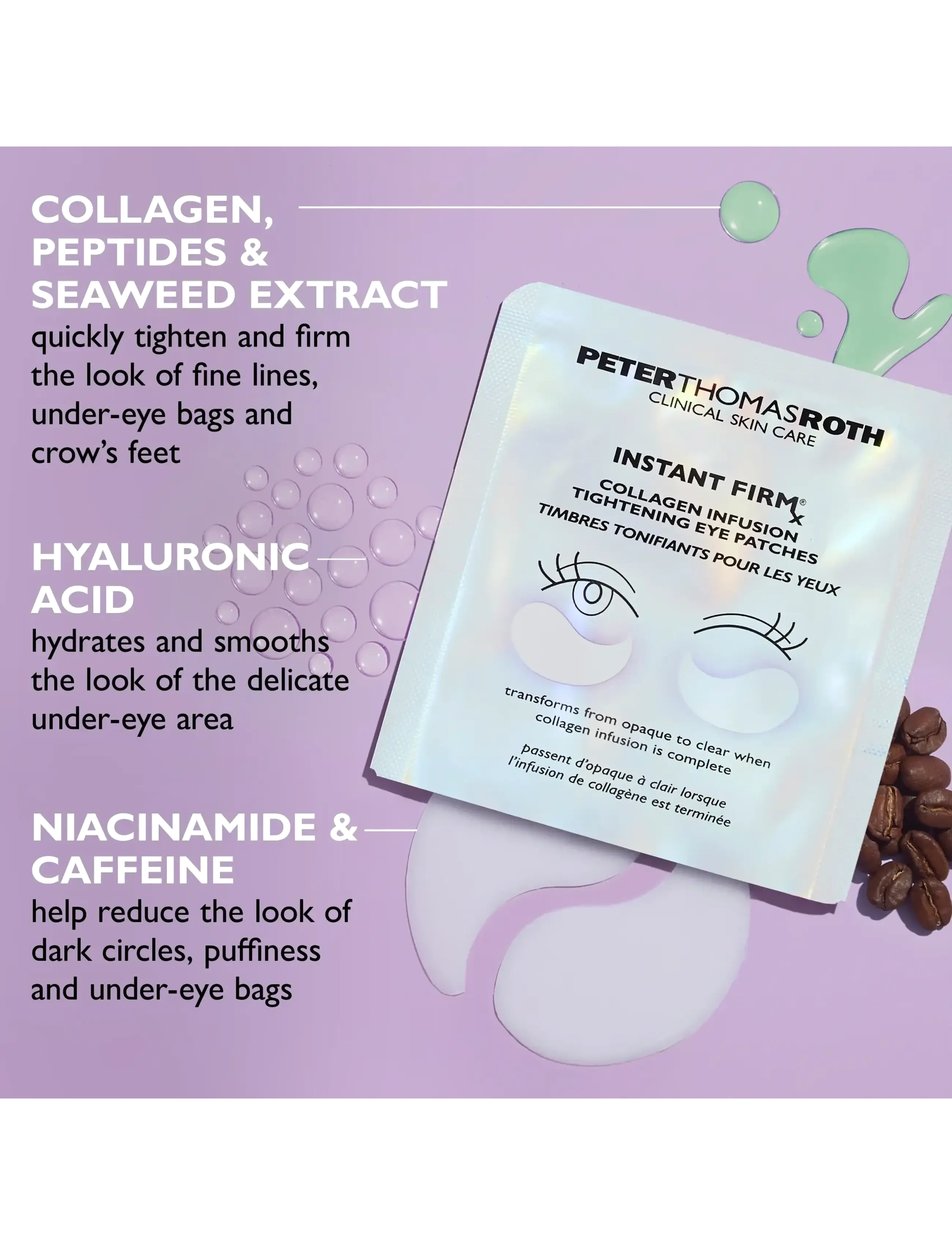 Peter Thomas Roth - Instant FIRMx® Collagen Infusion Tightening Eye Patches - Øjenmasker - no color - 2