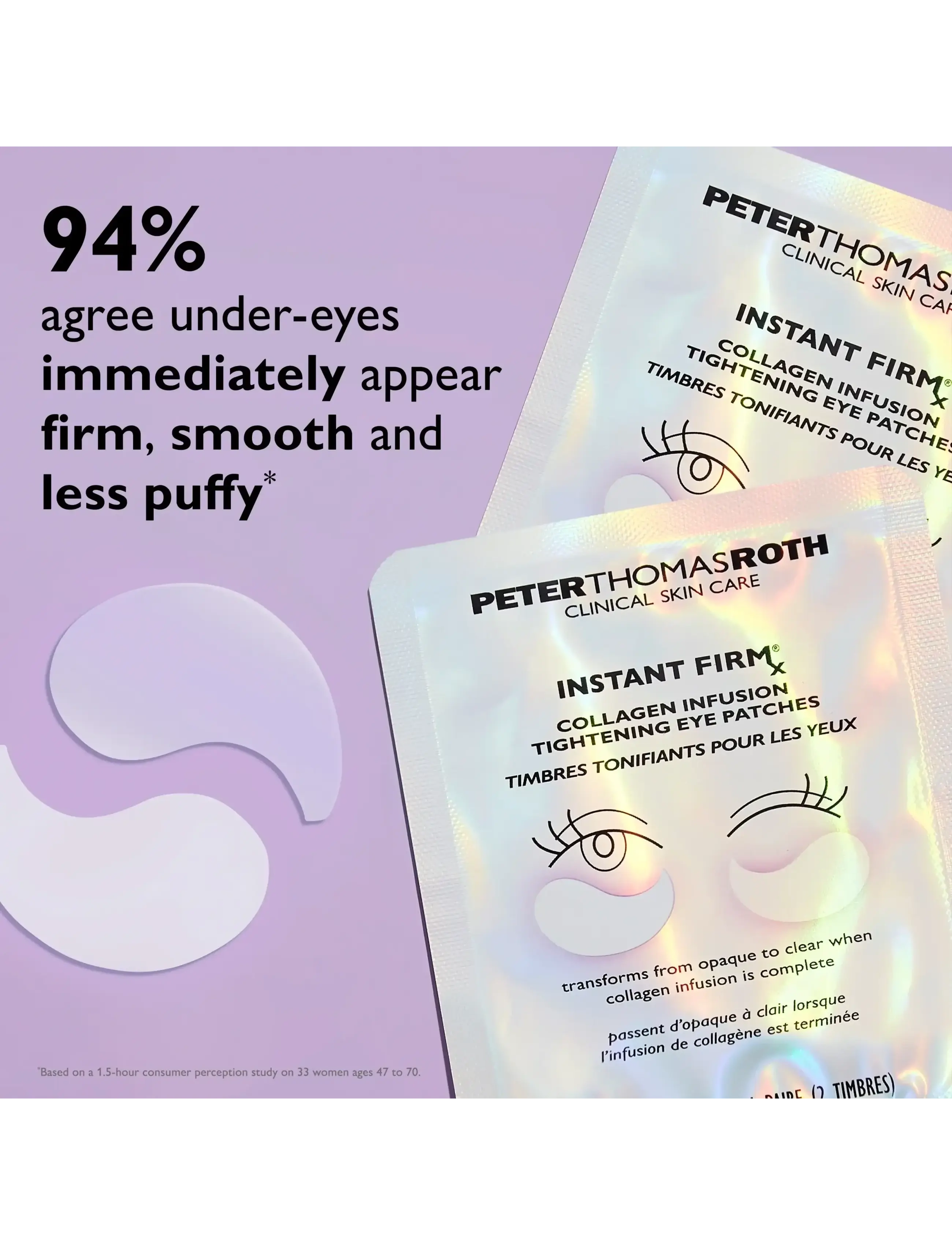 Peter Thomas Roth - Instant FIRMx® Collagen Infusion Tightening Eye Patches - Øjenmasker - no color - 3