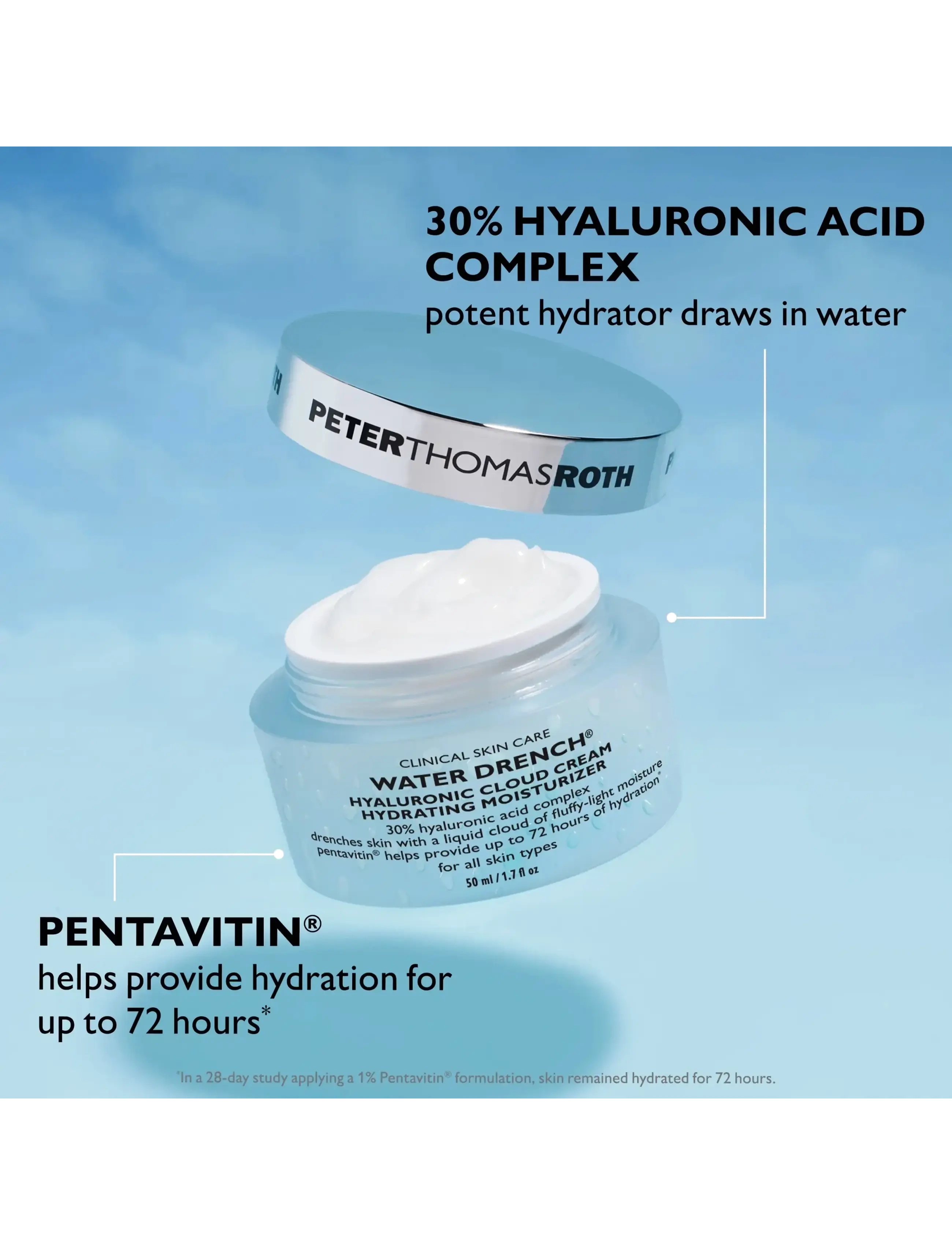 Peter Thomas Roth - Water Drench® Essentials Moisturizer and Eye Patch Set - clear - 3