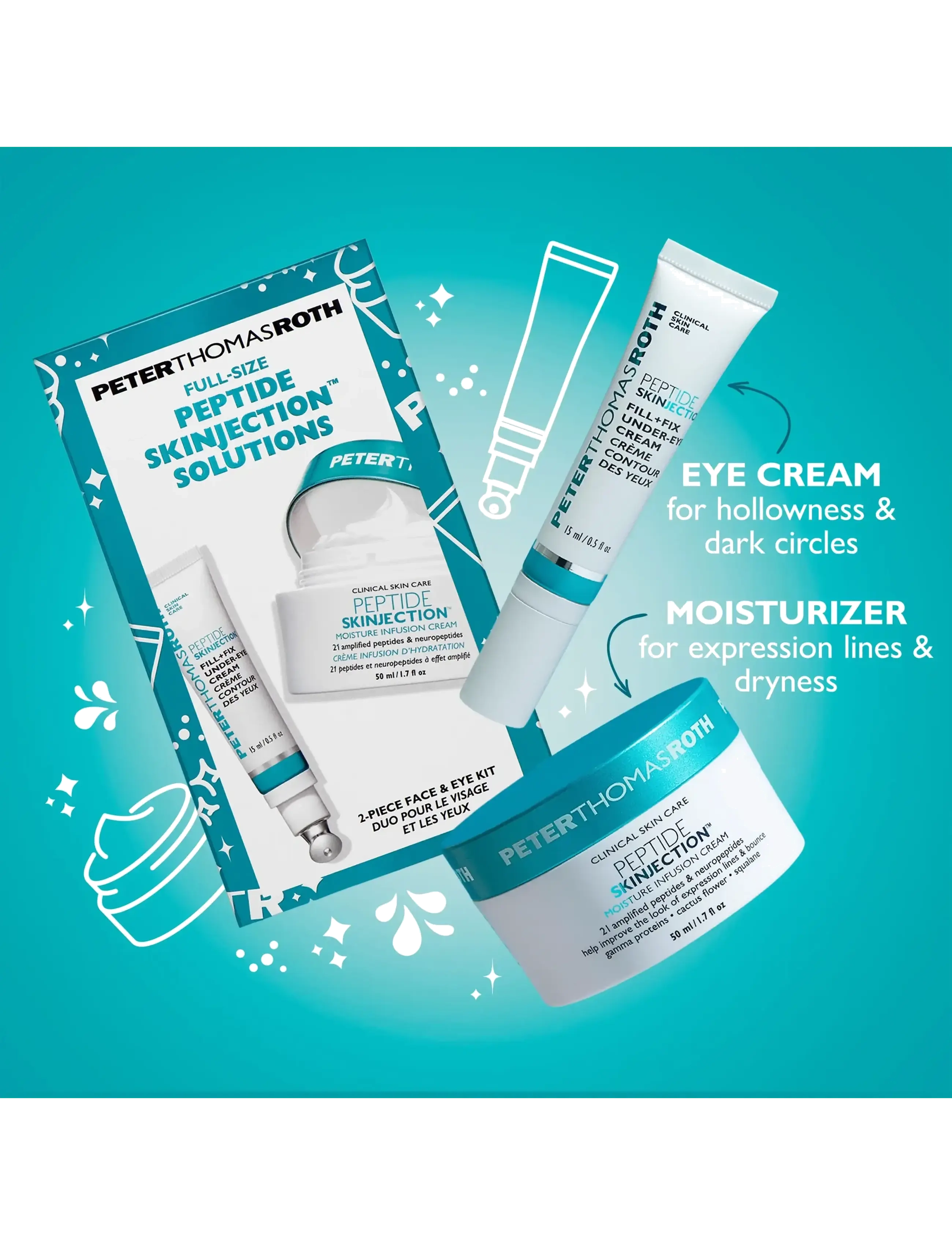 Peter Thomas Roth - Peptide Skinjection™ Face & Eye Kit - clear - 1