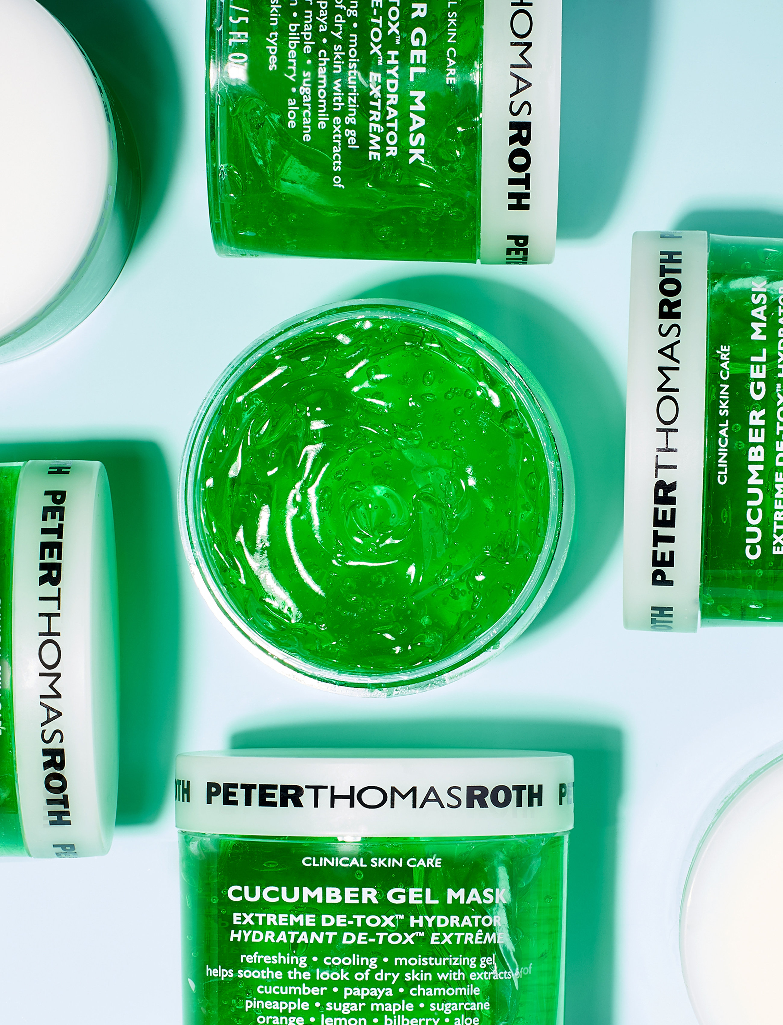 Peter Thomas Roth Cucumber Detox Gel Mask, 150ml, Nude, Ansigtsmasker > Detox-Maske, Dame
